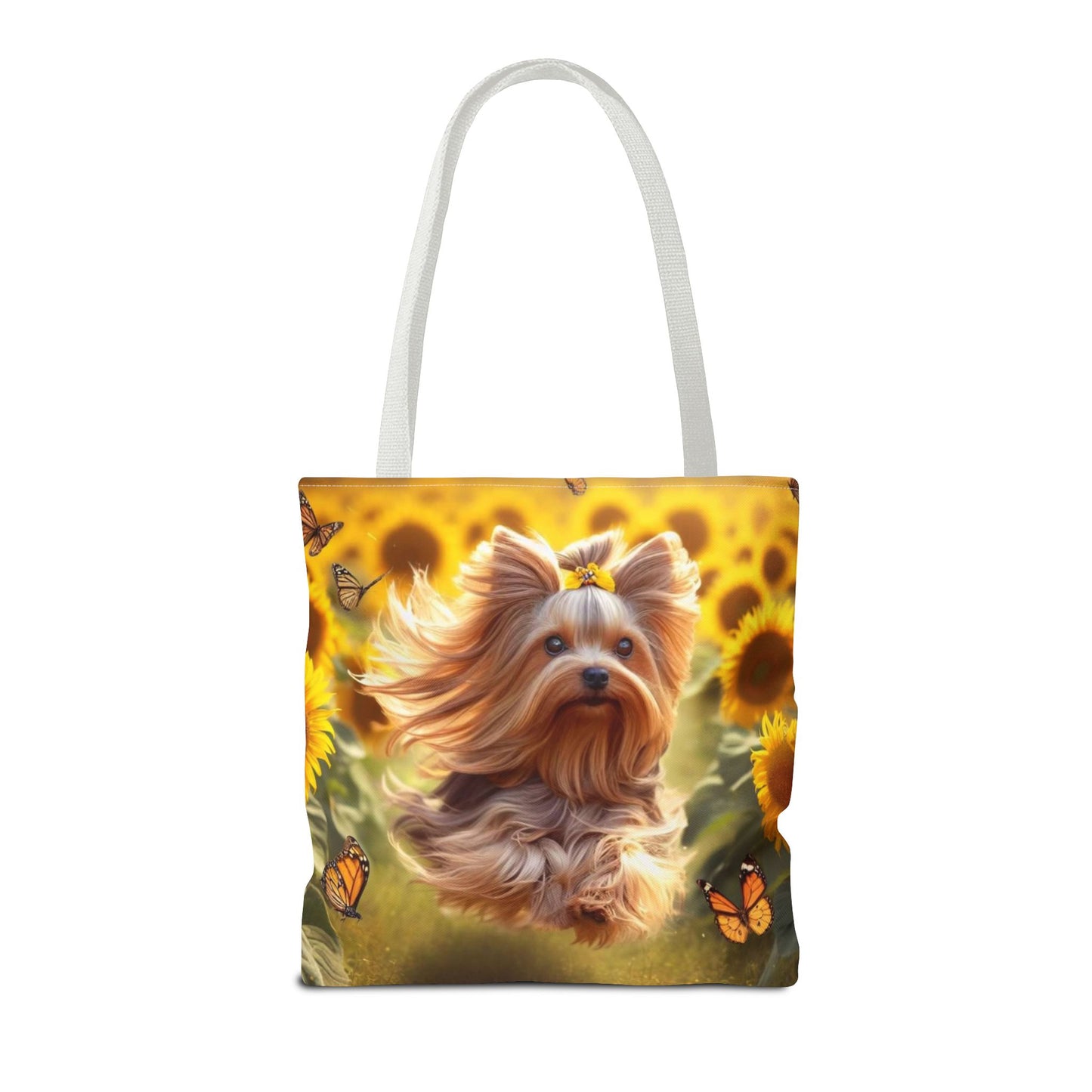 Adorable bolso de mano Yorkie: ¡perfecto para los amantes de los perros en movimiento!
