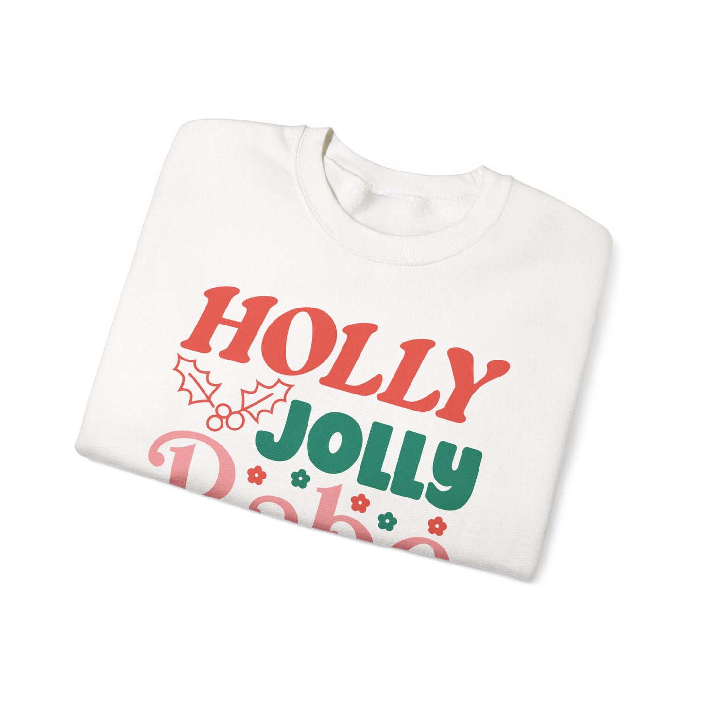 🎀✨ Holly Jolly Babe Retro Crewneck – Cute, Cozy & Festive