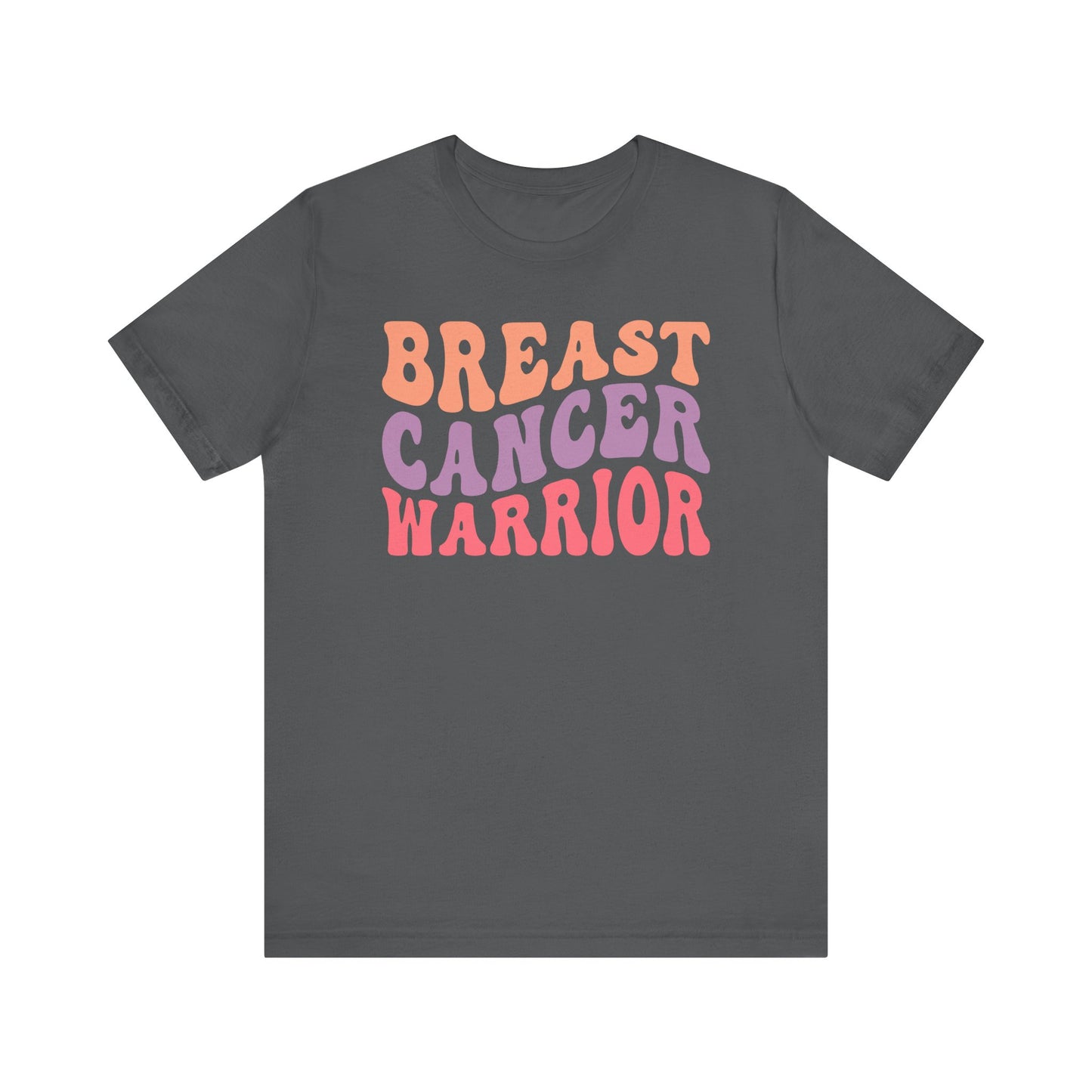 🎗️💪 Breast Cancer Warrior T-Shirt – Bold Retro Awareness Tee for Strength & Support 🌸