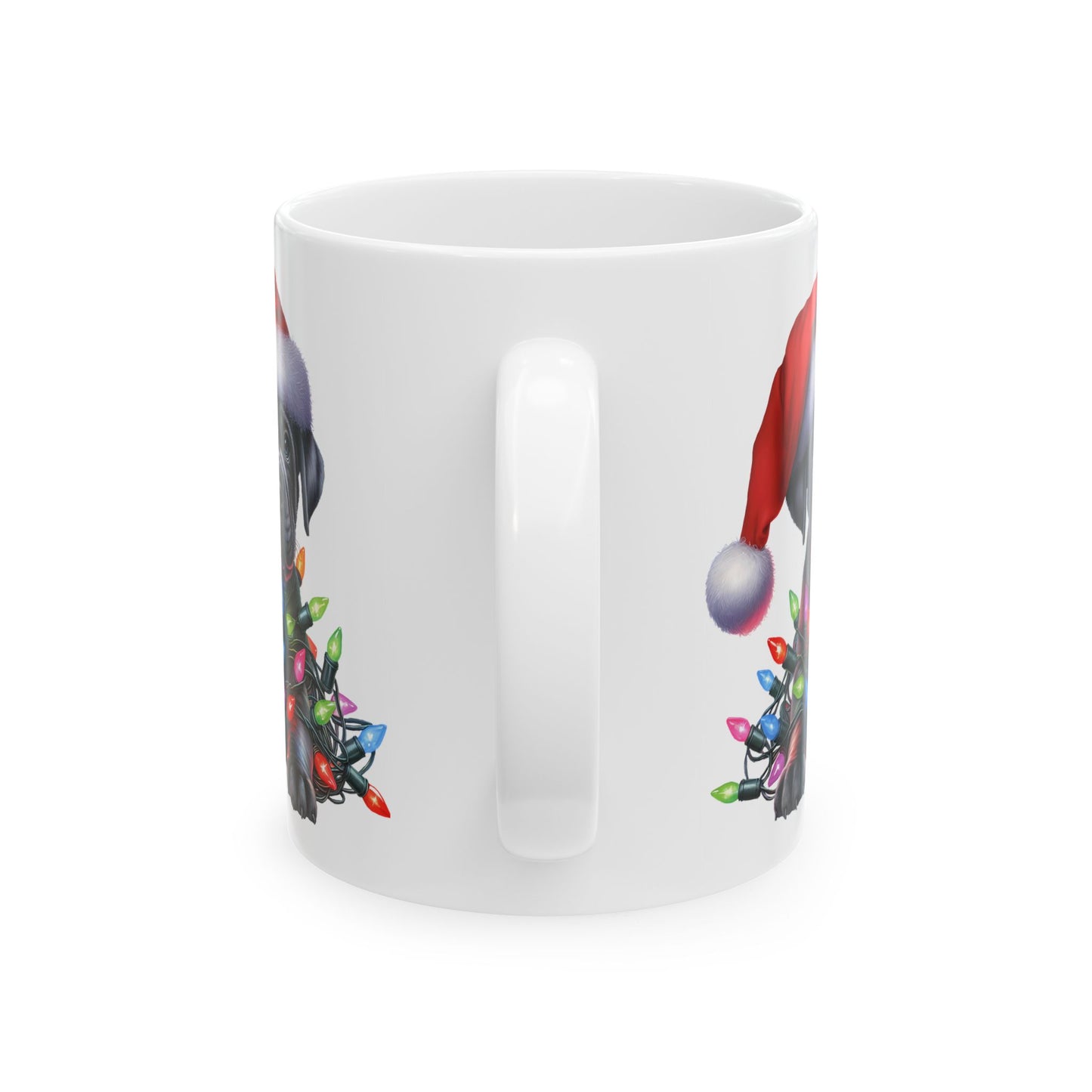 🎄 Cane Corso Christmas Lights Mug – Big Pup Energy for the Holidays 🎅🐾