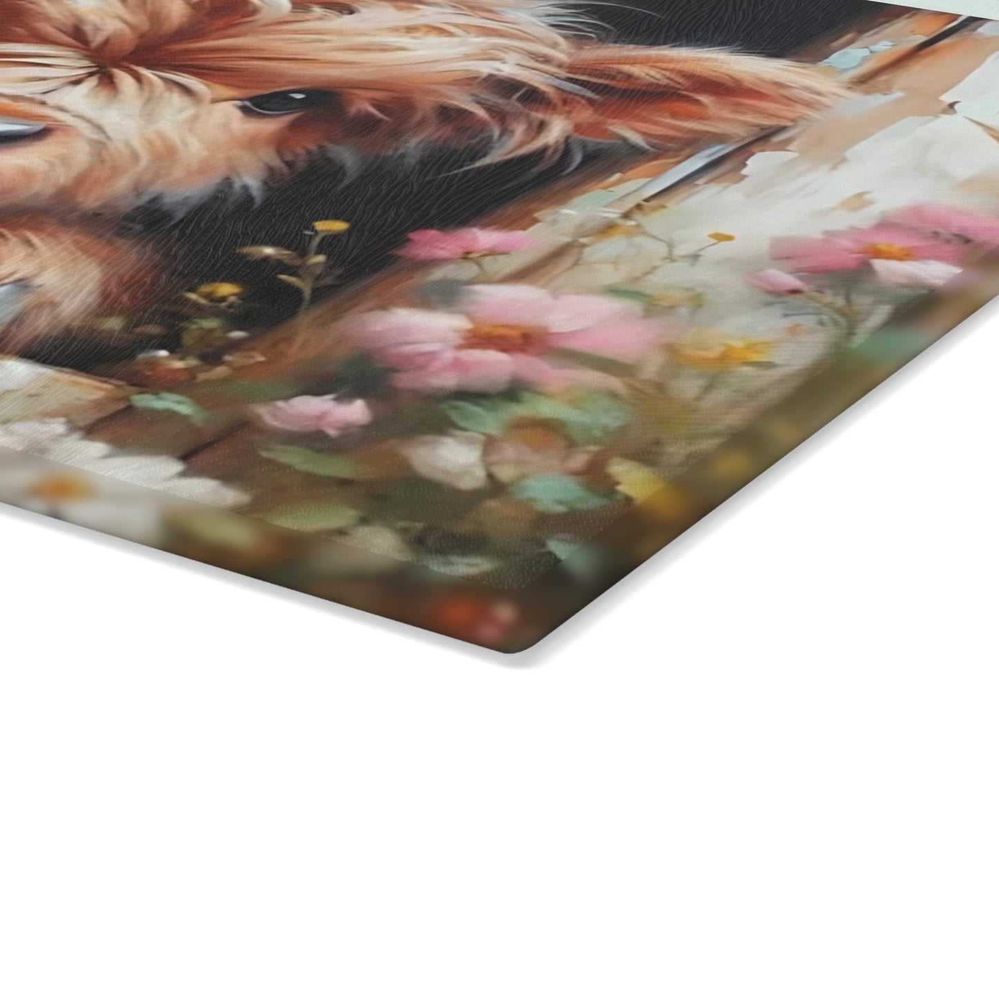 🐮 Country Charm Calf Cutting Board – Rustic Whimsy for Your Kitchen