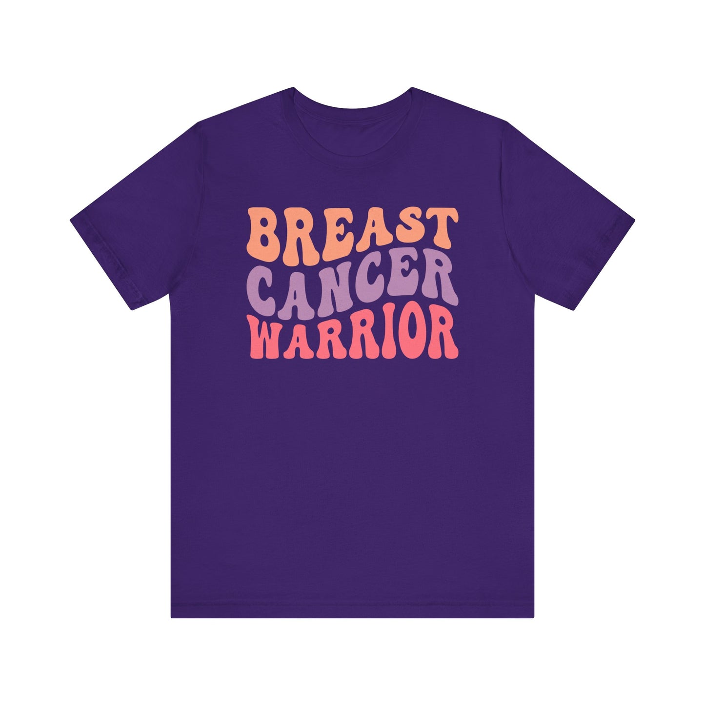 🎗️💪 Breast Cancer Warrior T-Shirt – Bold Retro Awareness Tee for Strength & Support 🌸