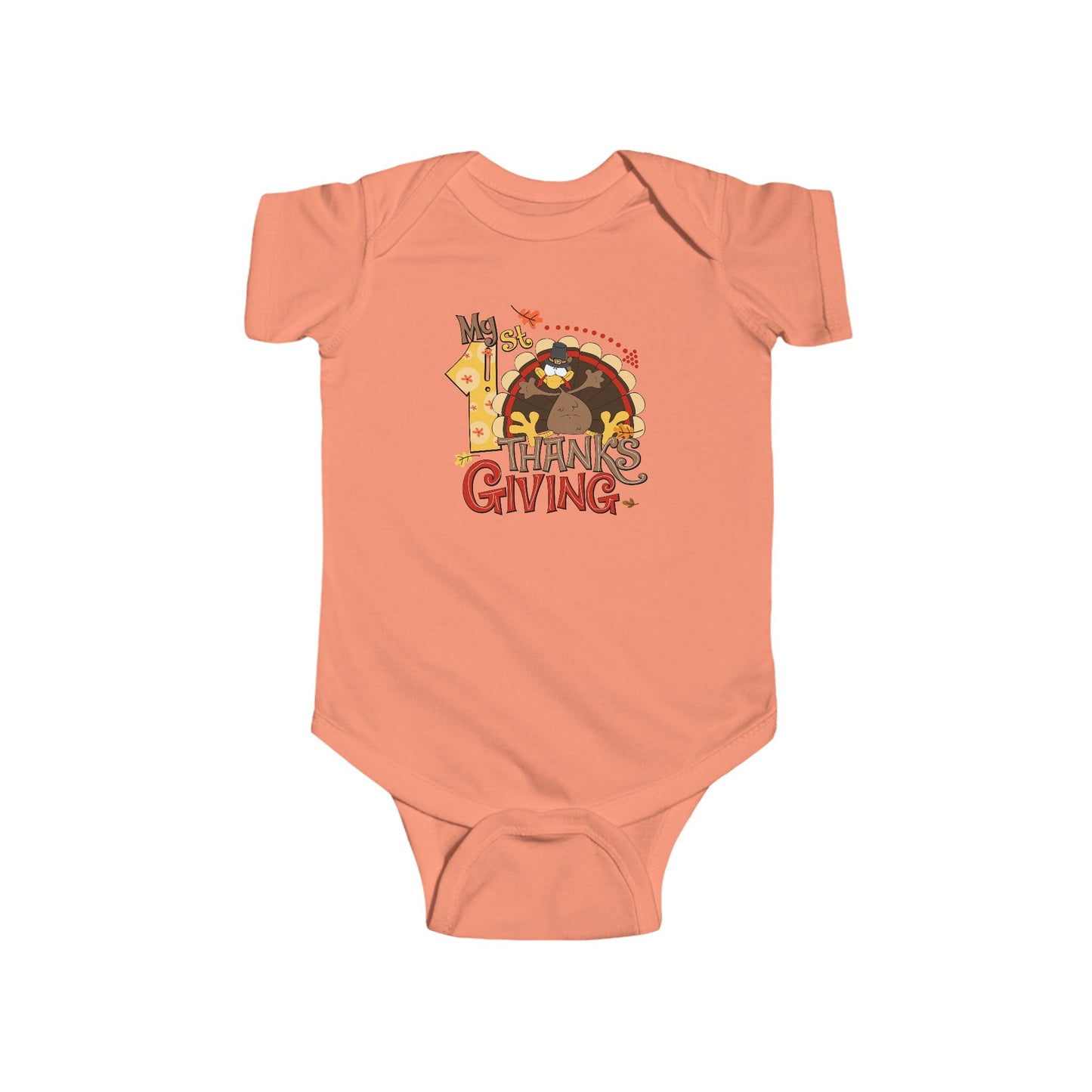 Copy of 🦃👶 My 1st Thanksgiving Baby Onesie – Pumpkin & Pilgrim Hat Outfit for Boys 🍂🧡