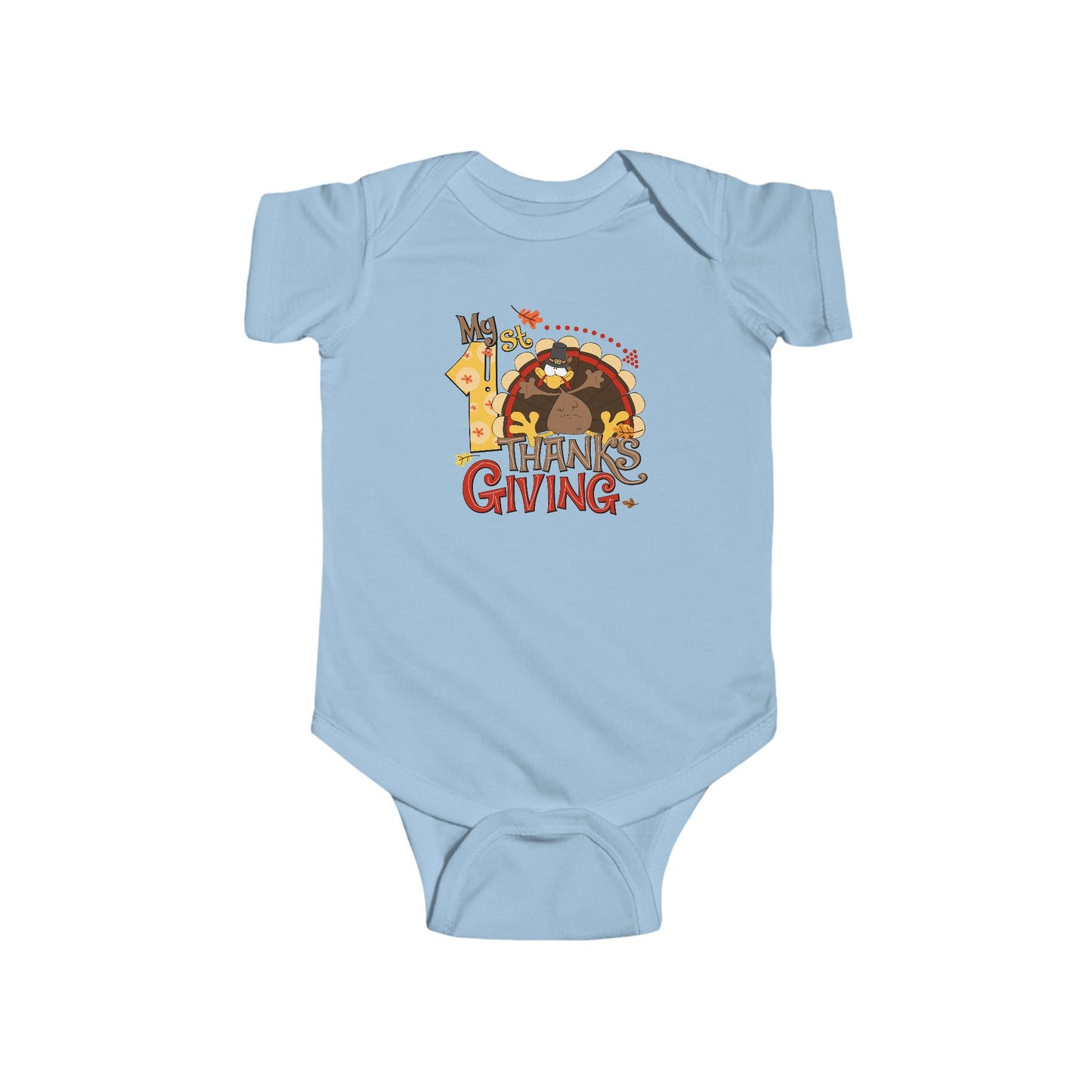 Copy of 🦃👶 My 1st Thanksgiving Baby Onesie – Pumpkin & Pilgrim Hat Outfit for Boys 🍂🧡