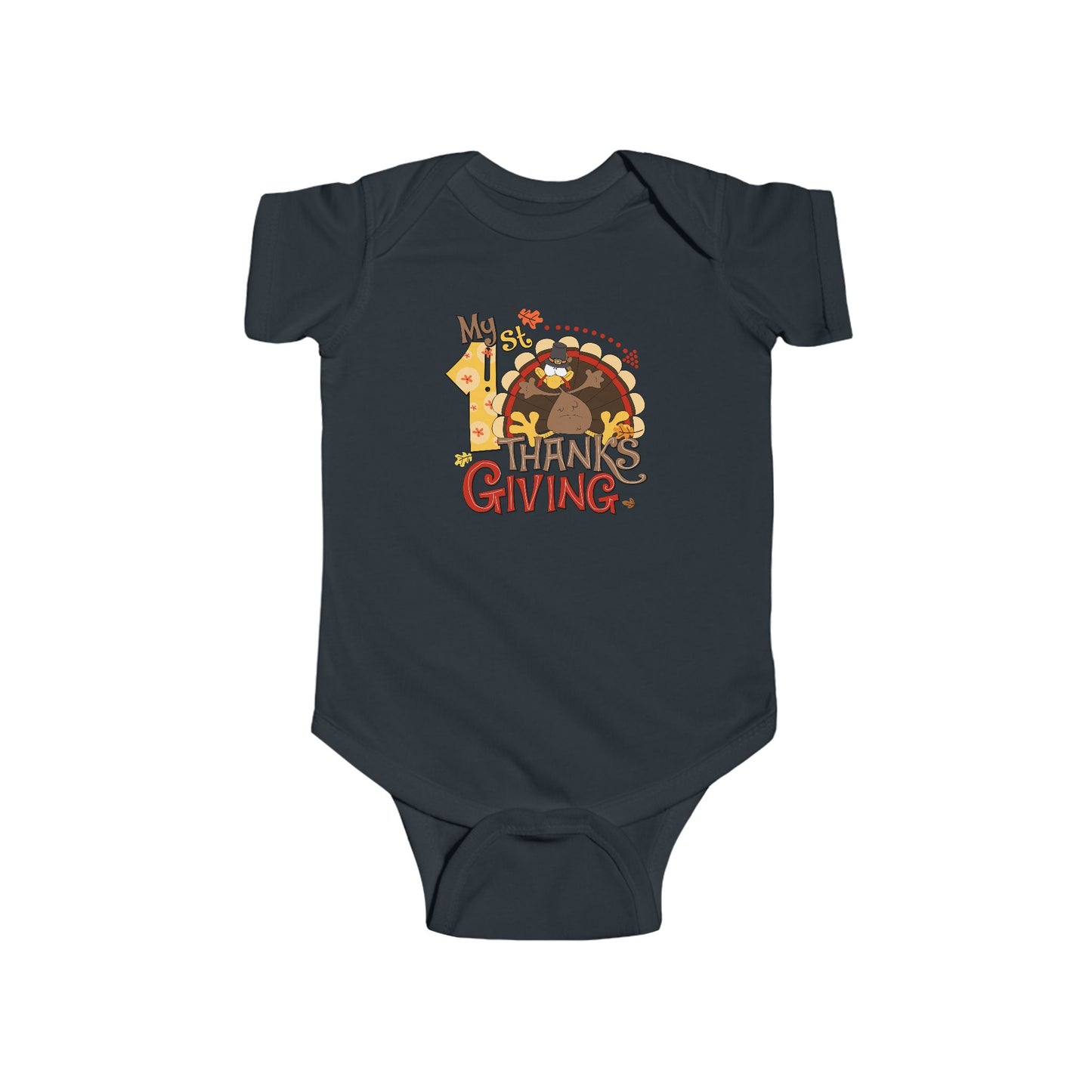 Copy of 🦃👶 My 1st Thanksgiving Baby Onesie – Pumpkin & Pilgrim Hat Outfit for Boys 🍂🧡