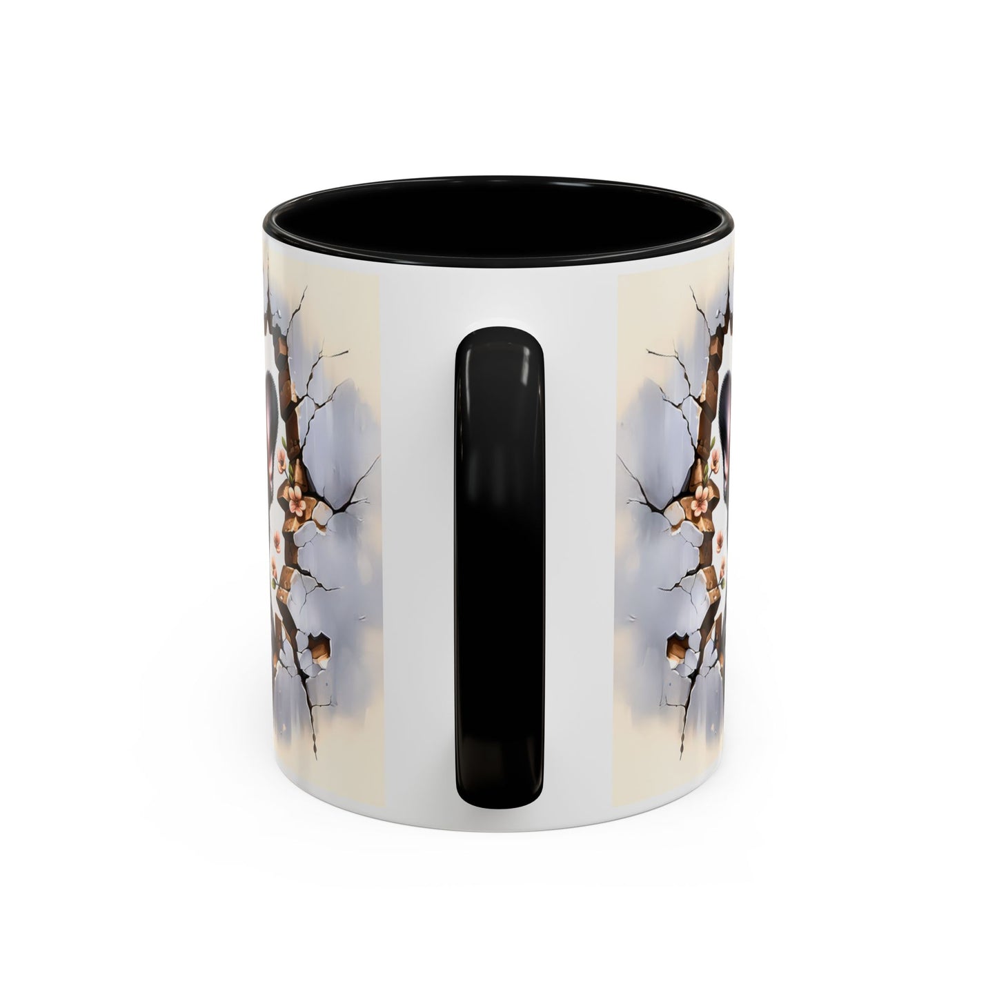 🐾☕ Black French Bulldog Puppy Accent Mug – Cute Breakthrough Pup Design ✨