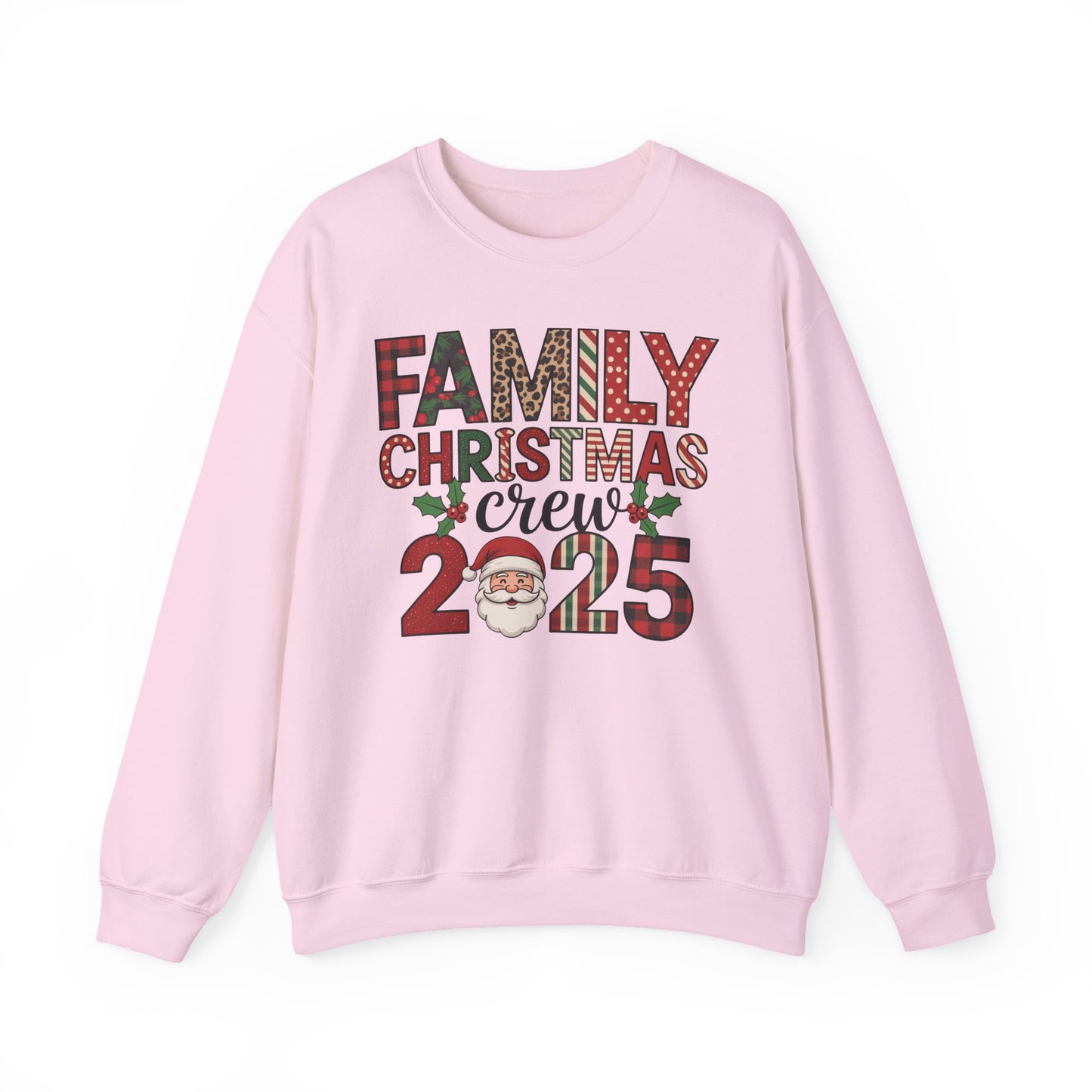 🎄👨‍👩‍👧‍👦 Family Christmas Crew 2025 Sweatshirt – Celebrate the Holidays Together 🎅✨