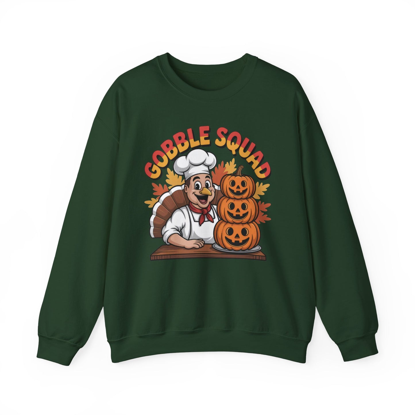 🦃🍂 Gobble Squad Thanksgiving Sweatshirt – Fun Fall Vibes for the Season