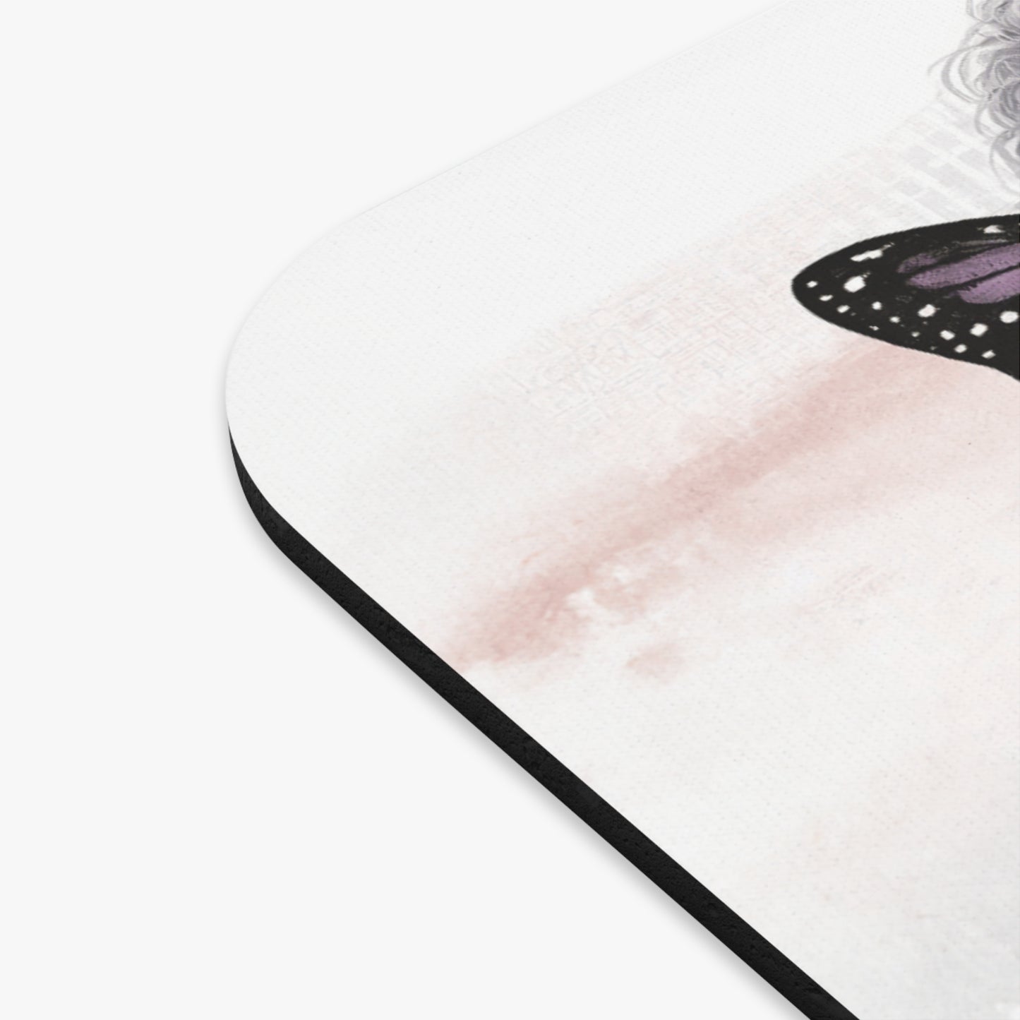 🖱️🦋🌸 “Brace Your Self – I Can’t Be Stopped” Mouse Pad – Butterfly & Roses