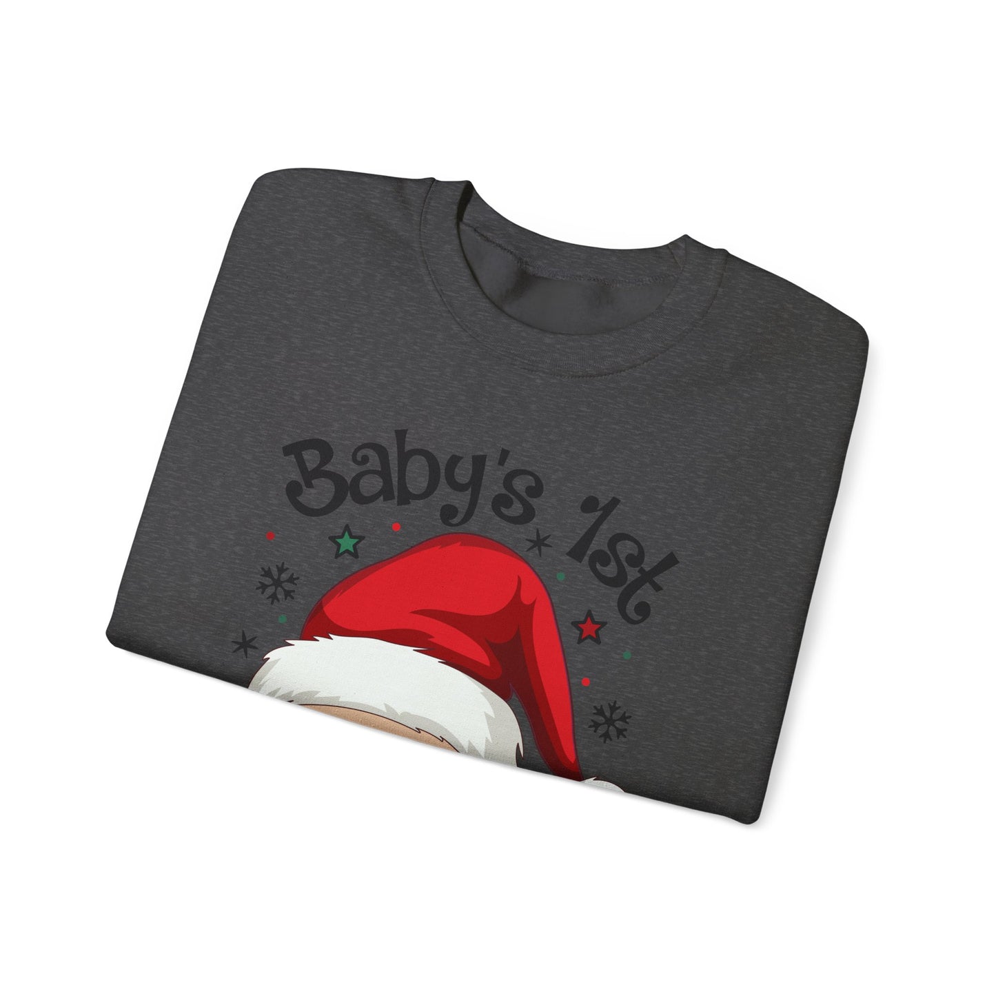 🎅🌲 Santa Baby Christmas Sweatshirt – Adorable Holiday Crewneck