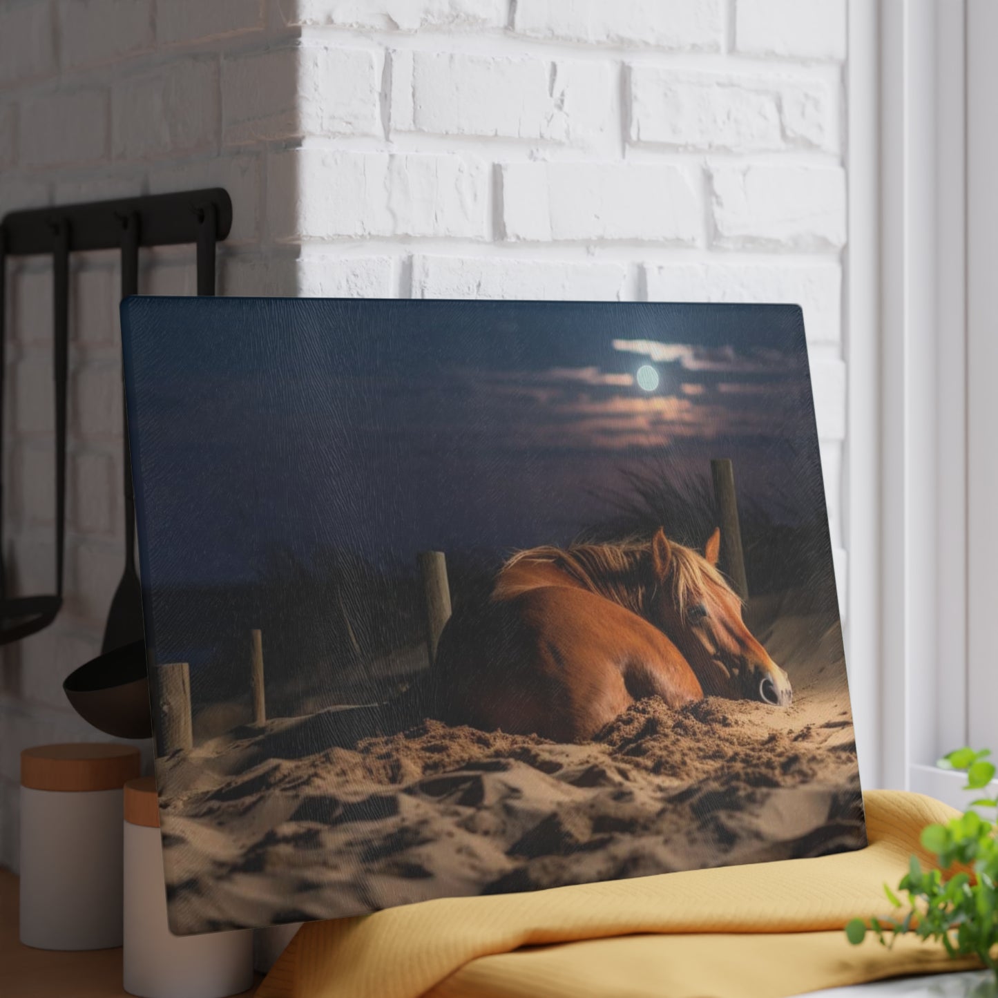 Horse Cutting Board, Horse Kitchen Decor, Horse Chef Gifts, Horse Lovers Gift, Farmhouse Style, Cutting Board Gift, Kitchen Accessories