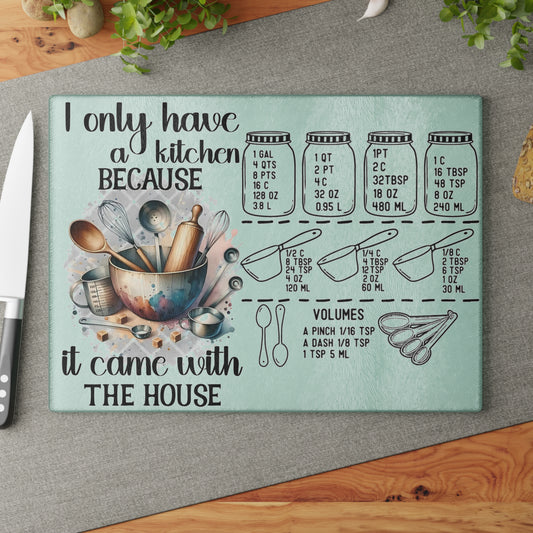 Tabla de cortar divertida para convertir la cocina: «Solo tengo cocina porque venía con la casa»