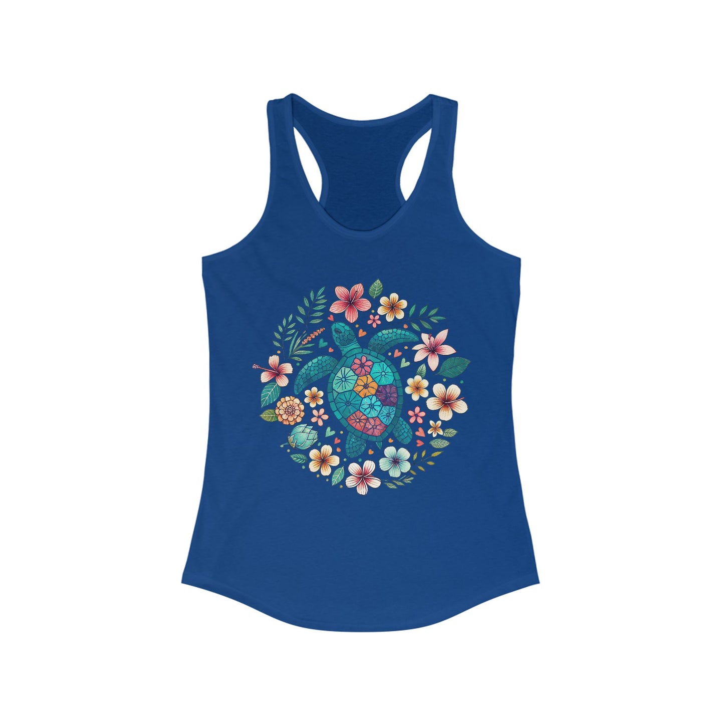 🐢🌊 Serenidad de tortuga marina: camiseta de tirantes con vibraciones pacíficas del océano