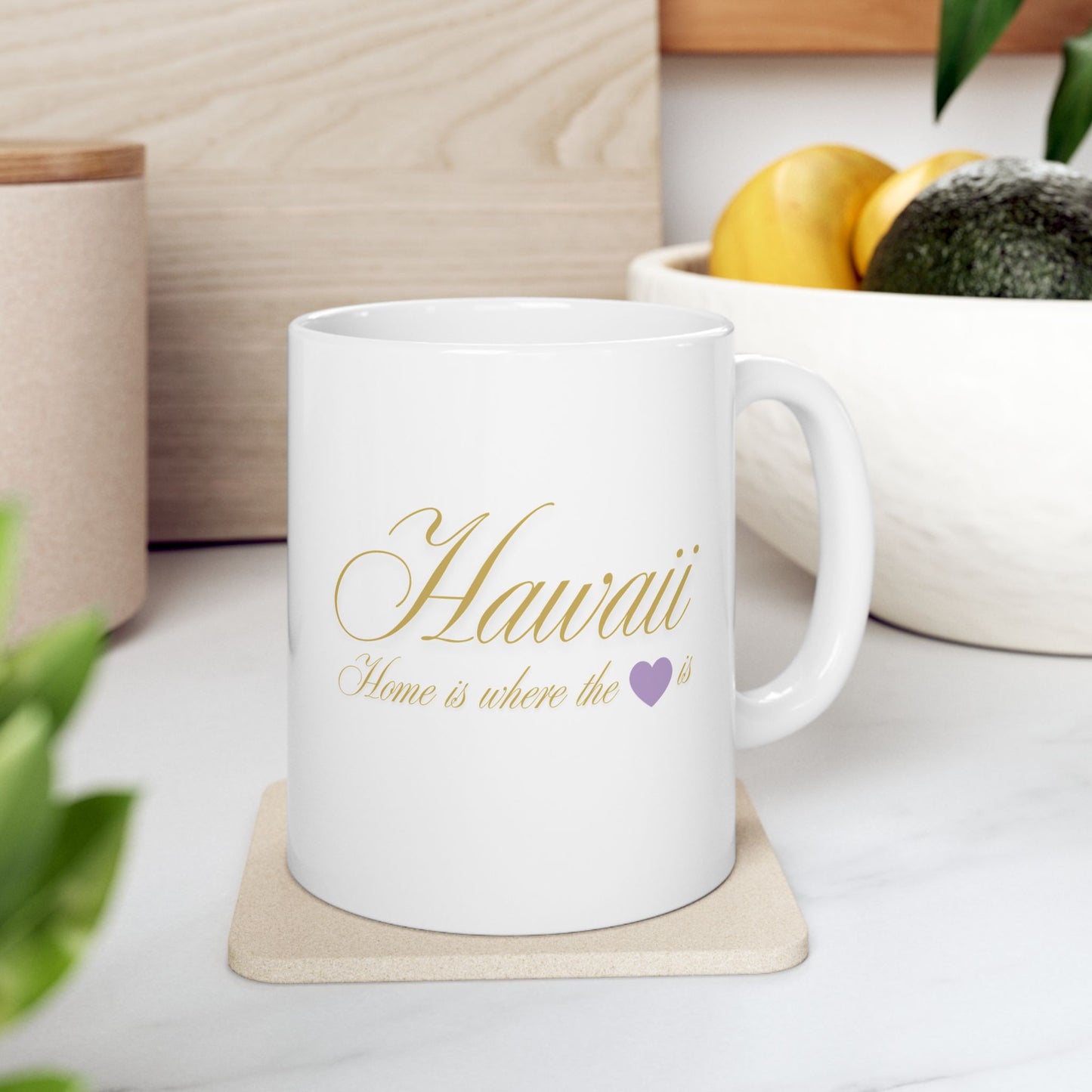 ☕ Home is Where the ❤️ Is – Hawaii Mug – Island Love in Every Sip 🌺