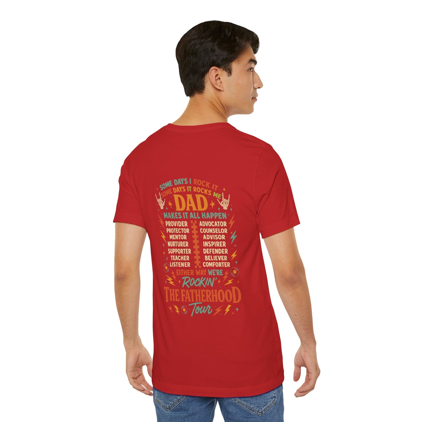 🎤 DAD TOUR – Camiseta divertida para papá inspirada en un concierto