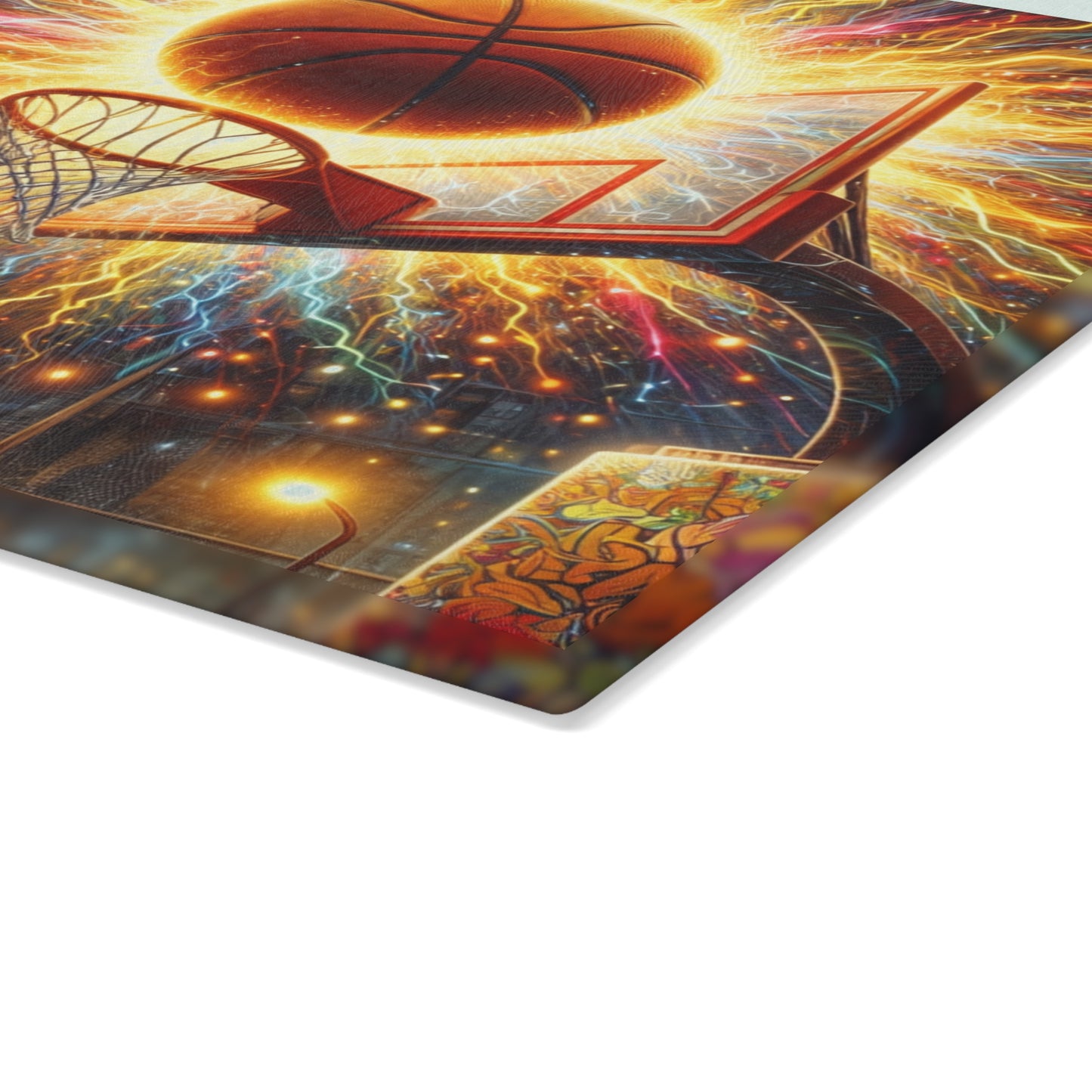 Basketball Explosion Cutting Board – Slam Dunk Style for Your Kitchen