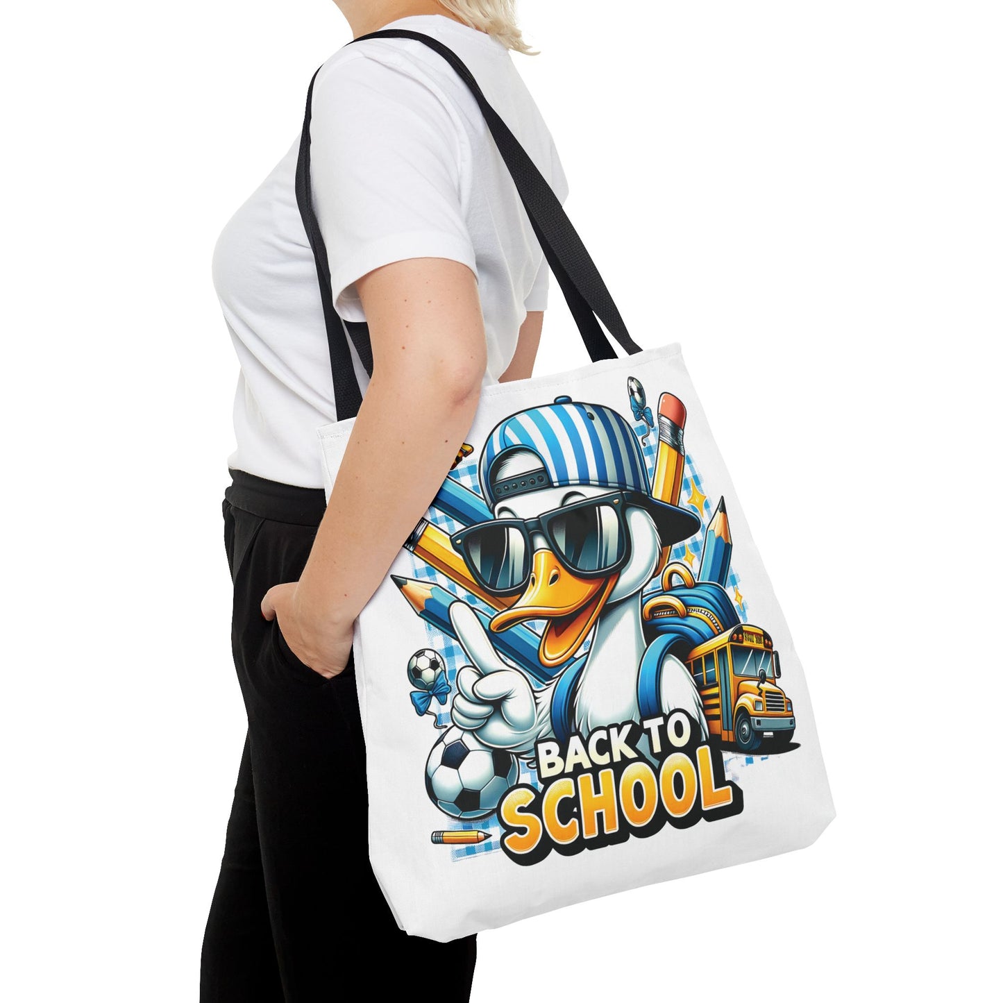 🦆 Cool Duck Back to School Tote – Waddle into the School Year in Style 🏫