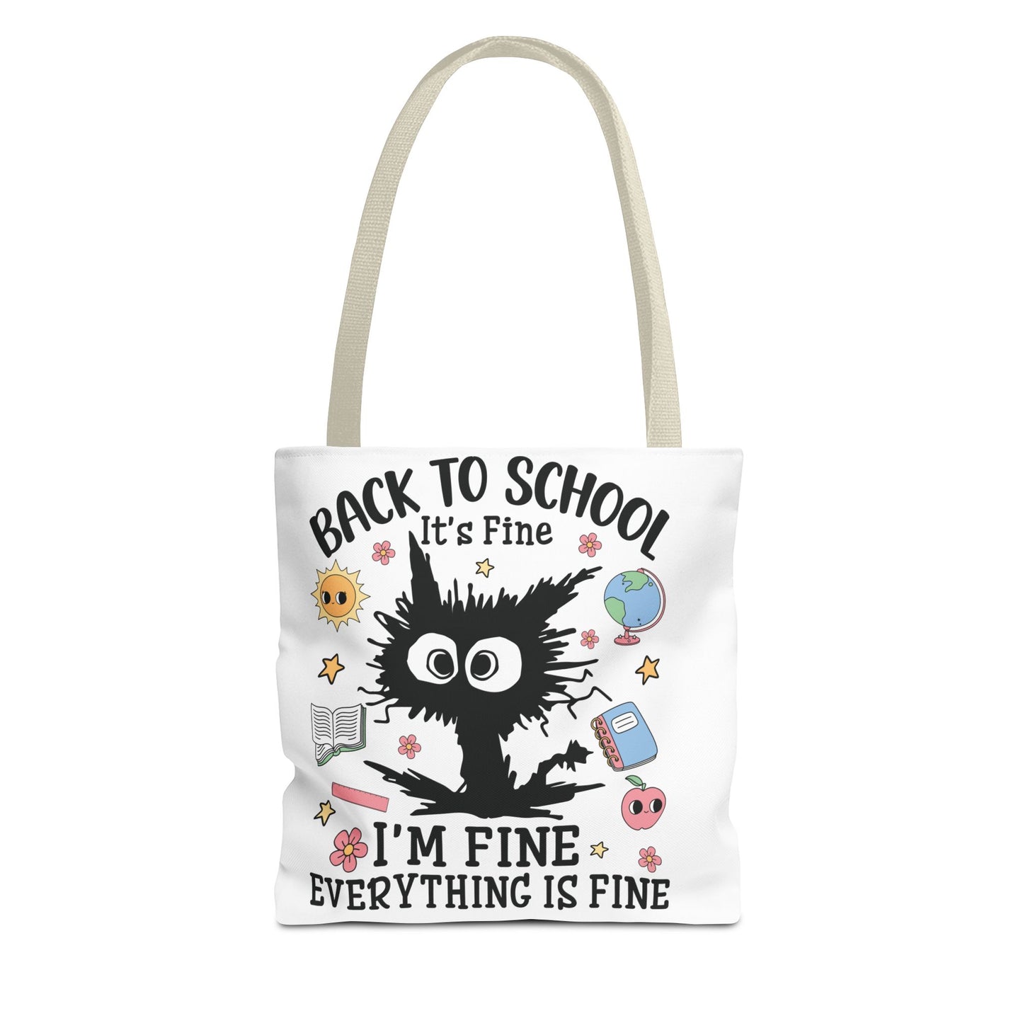 👀 I See Smart People Tote – Kawaii School Vibes with a Clever Twist 🍎