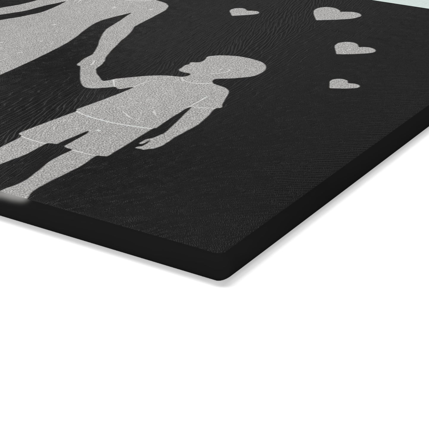 👩‍👧‍👦✨ Mother & Children Silhouette Cutting Board – A Timeless Family Keepsake 💖🌟