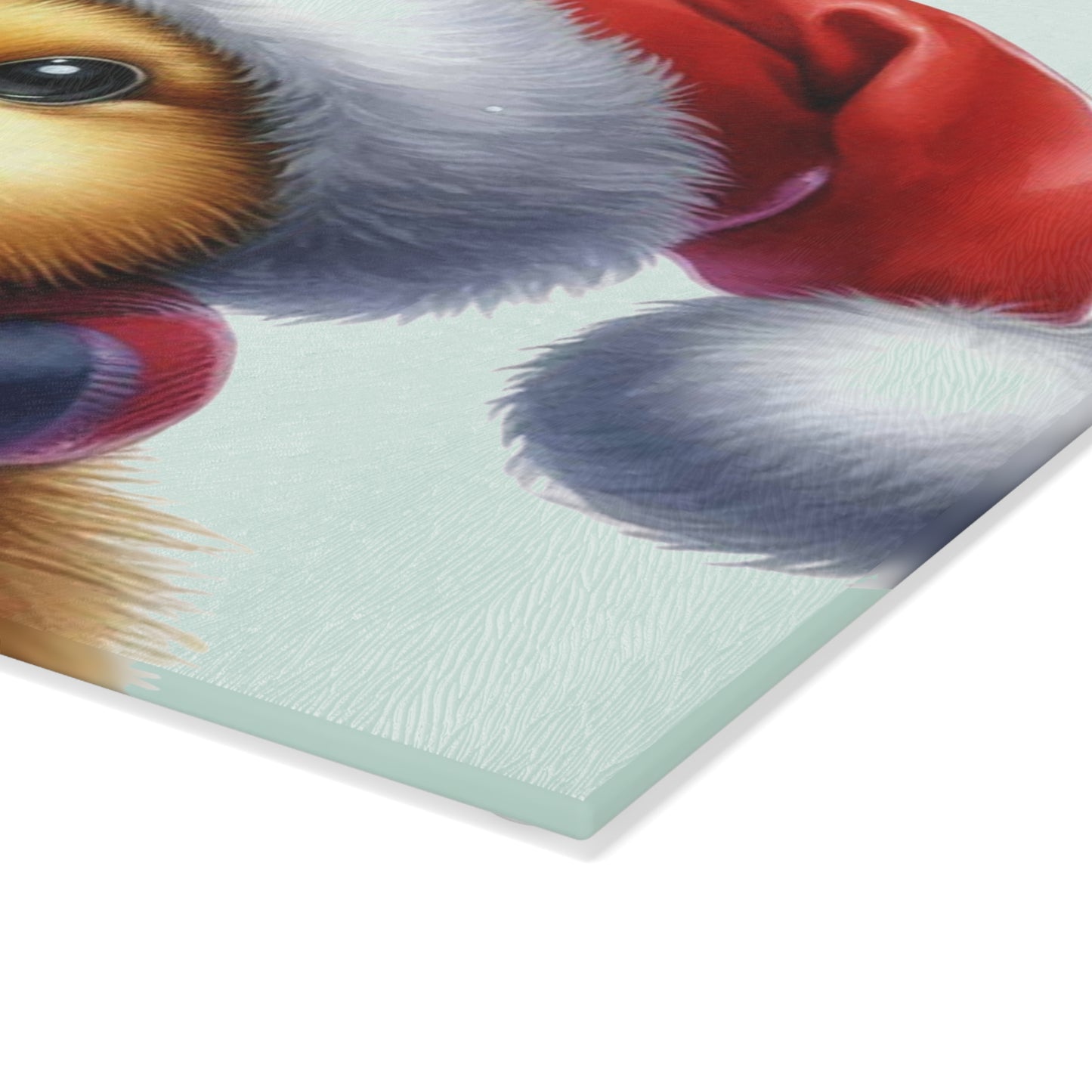 🎄 Merry Duckmas – Holiday Duckling in Santa Hat Cutting Board