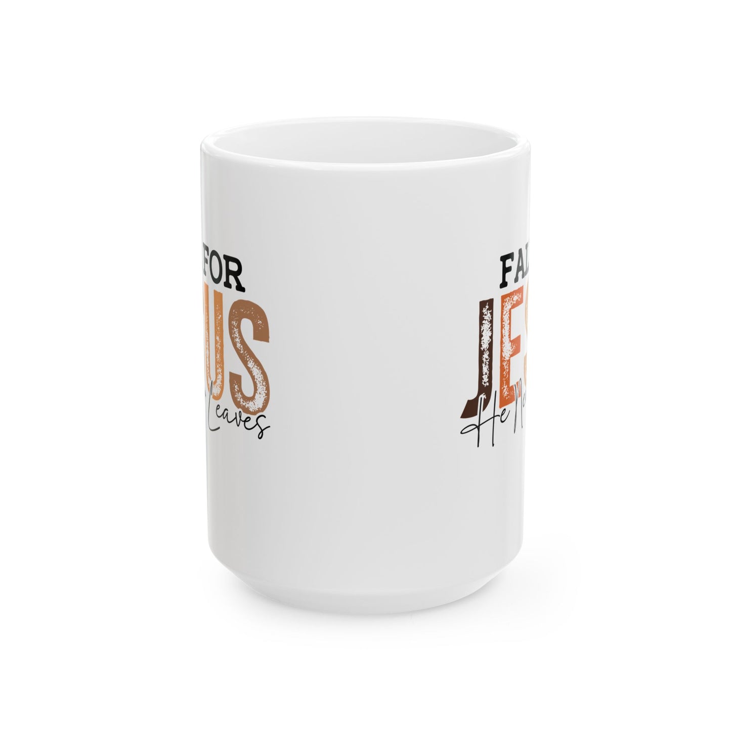🍂✝️ Fall for Jesus Mug – Faith & Autumn Coffee Cup ☕🍁