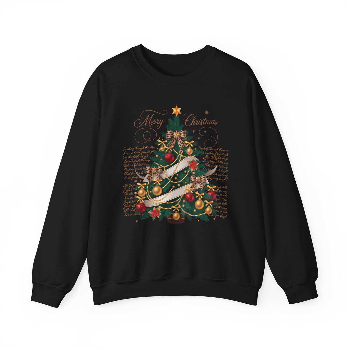 🎄✨ Merry Christmas Tree Sweatshirt – Classic Festive Elegance for 2025 ✨🎅
