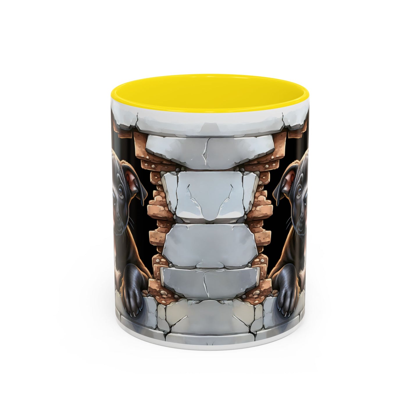 🐶☕ Pit Bull Puppy Accent Mug – Cute Breakthrough Pup Design ✨