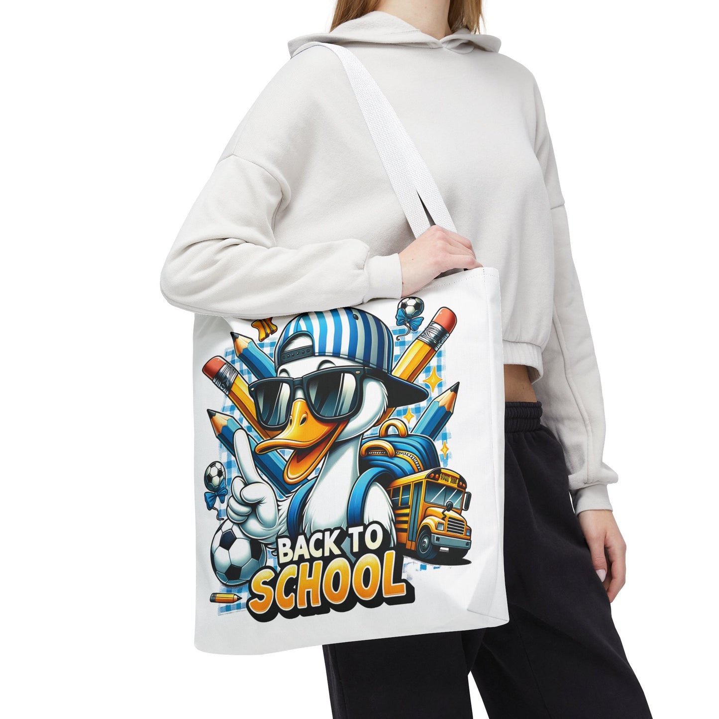 🦆 Cool Duck Back to School Tote – Waddle into the School Year in Style 🏫