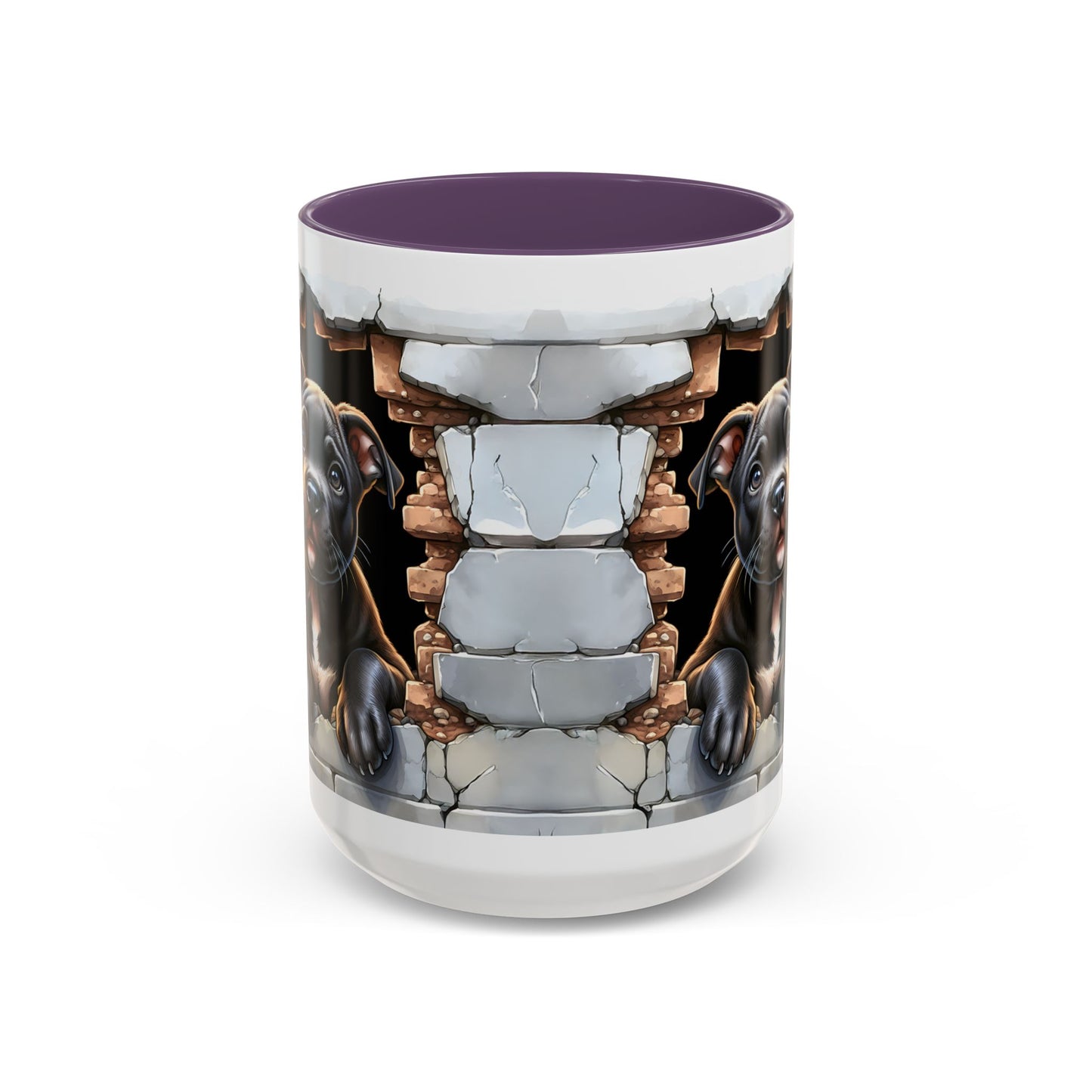 🐶☕ Pit Bull Puppy Accent Mug – Cute Breakthrough Pup Design ✨