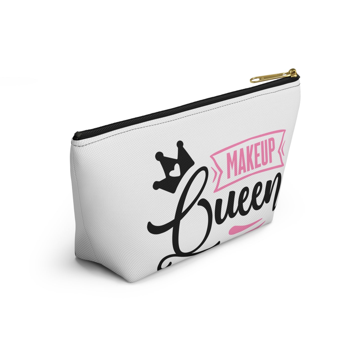 Accessory Pouch – "Makeup Queen" Pink Makeup Bag