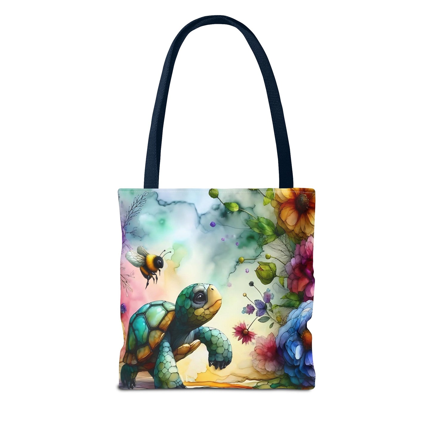 Bolsa de mano - Diseño de tortugas coloridas