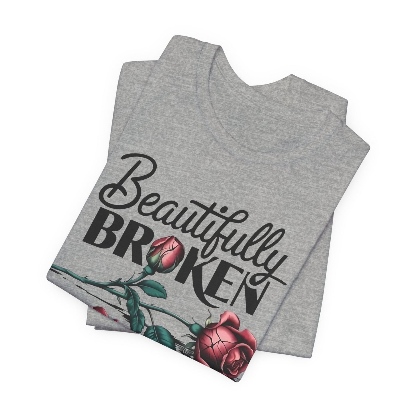 Camiseta Rosa “Beautifully Broken”: una camiseta empoderante con una elegancia suave