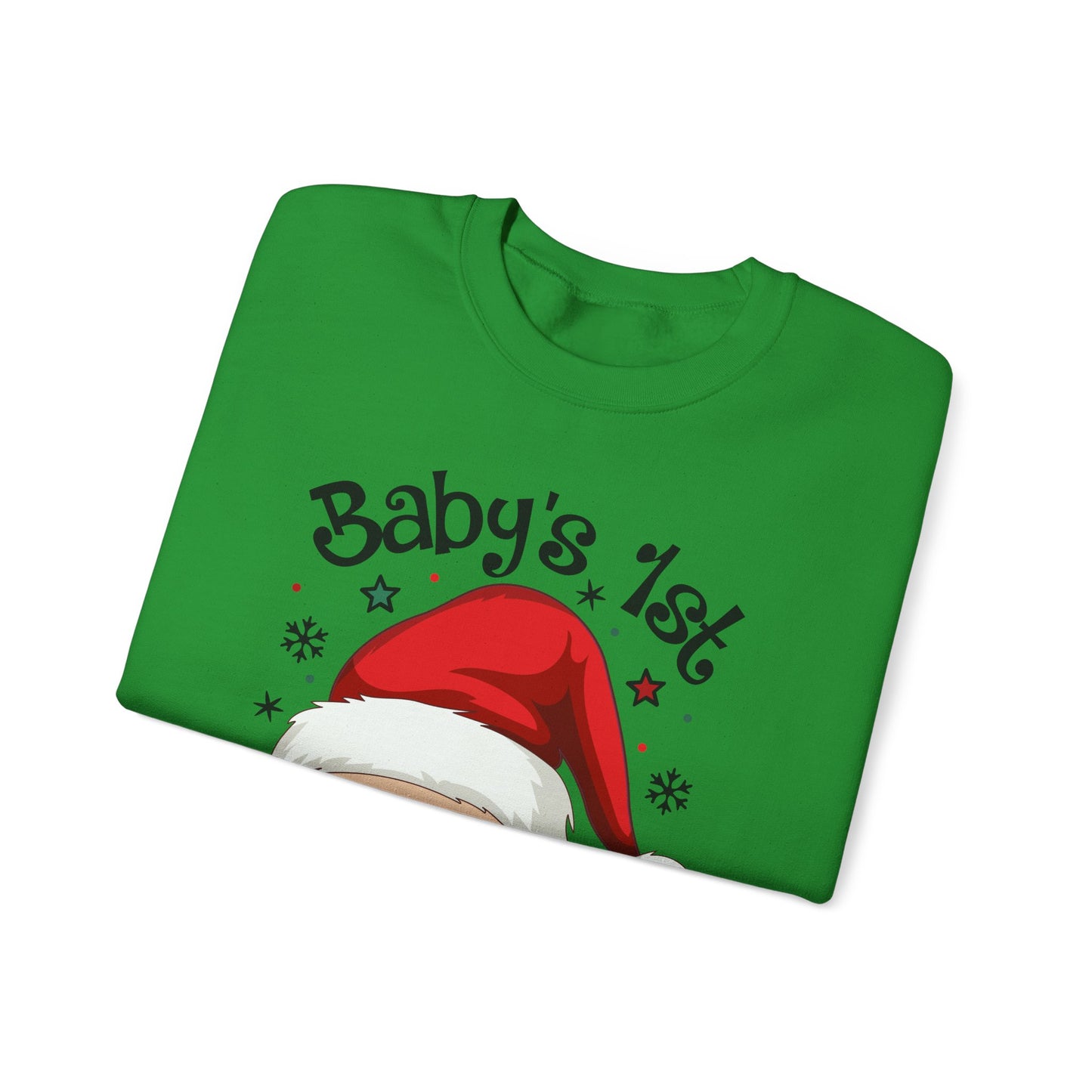 🎅🌲 Santa Baby Christmas Sweatshirt – Adorable Holiday Crewneck
