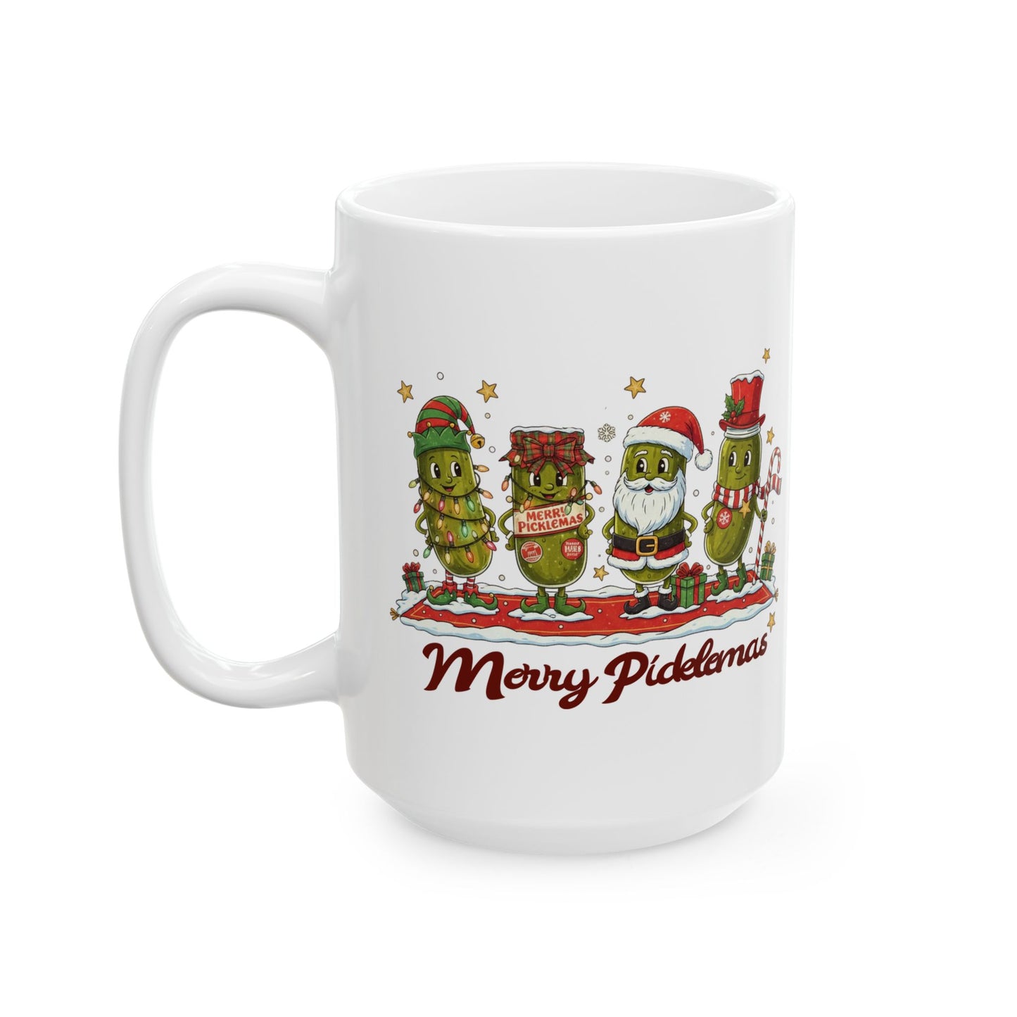 🥒🎄 Merry Picklemas – Festive Christmas Pickle Cup ✨☕