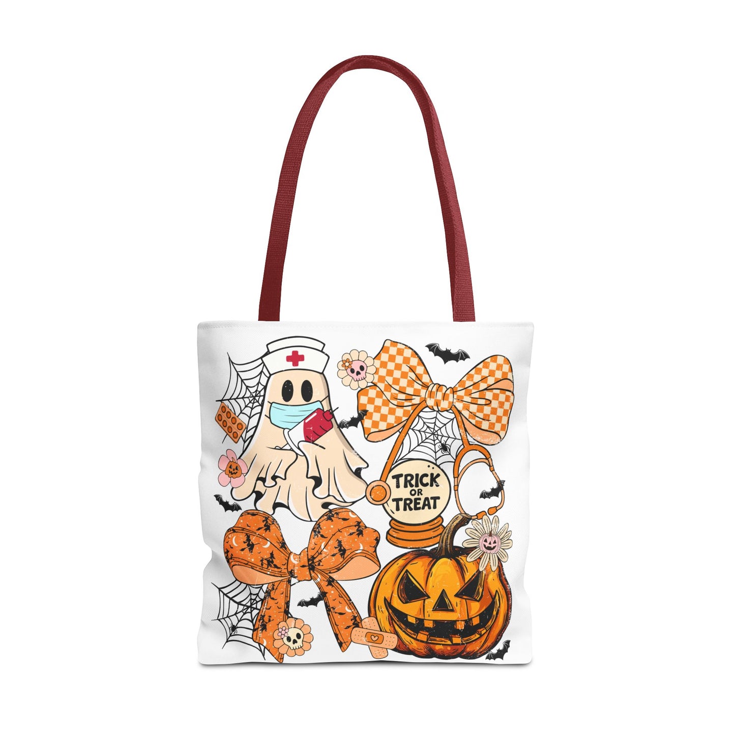 🩺 Nurse Ghost Tote Bag – Spooky Season Meets Healthcare Heroes 👻👜