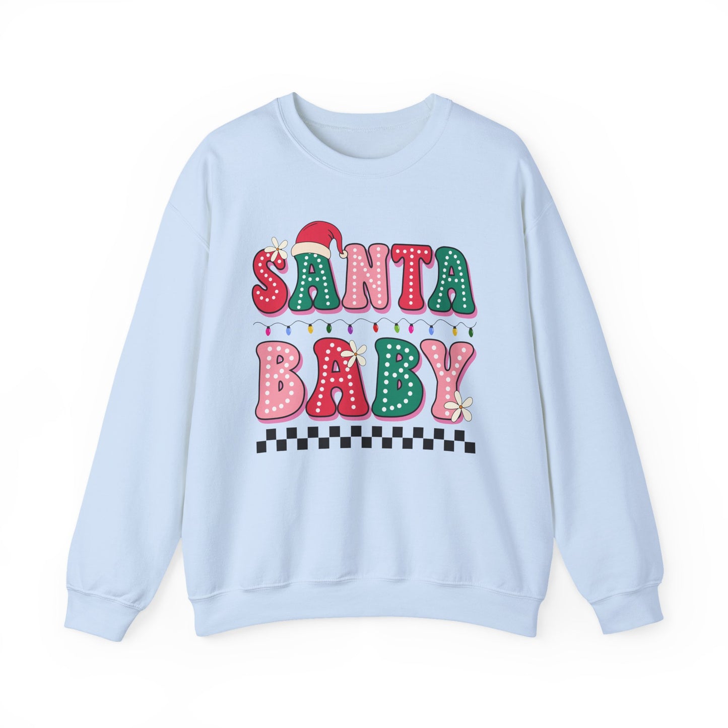 🎅✨ Santa Baby Retro Sweatshirt – Cute & Festive Holiday Style