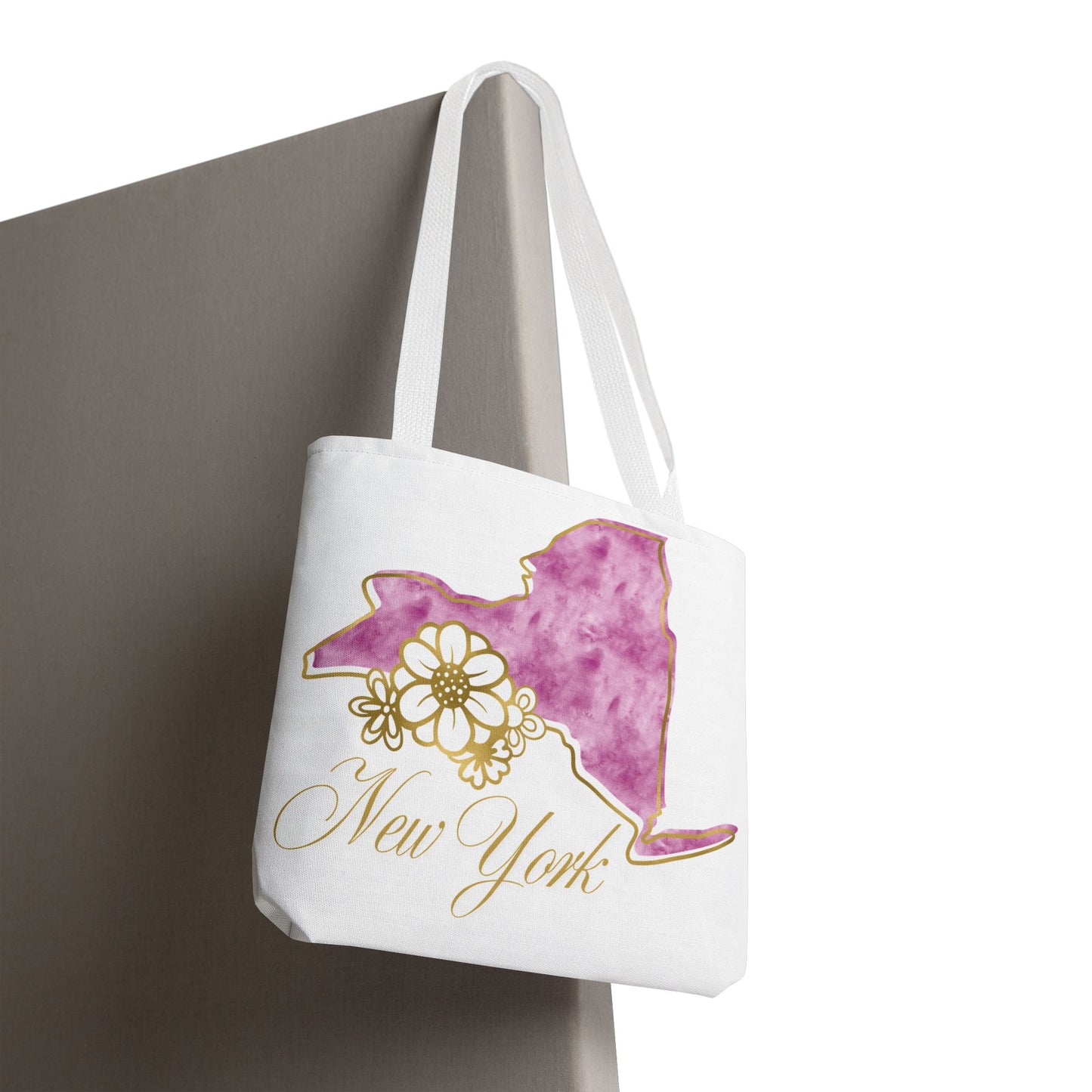 🗽 New York State Floral Tote Bag – Chic, Practical & City Charm 🌸