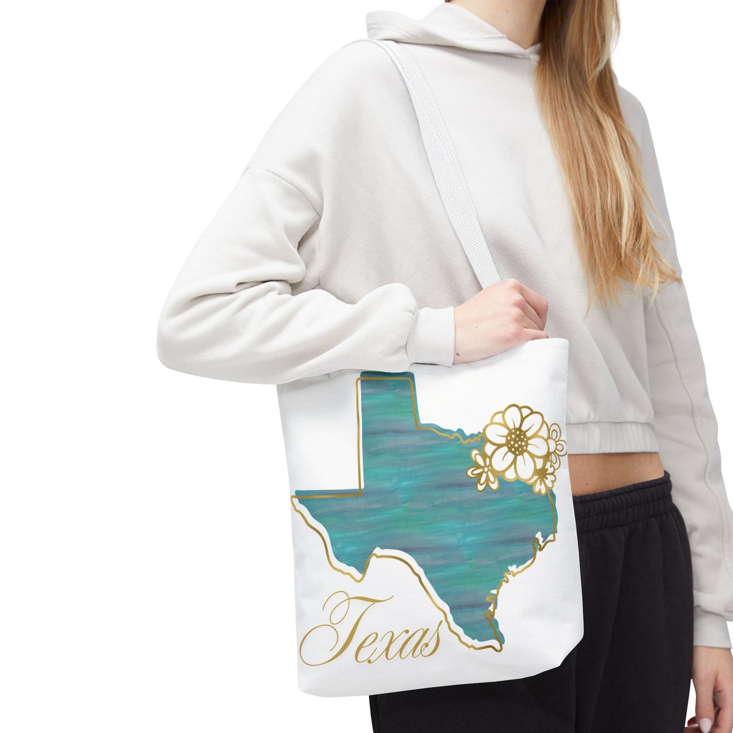 🎨 Texas State Floral Tote Bag – Elegant, Practical & Southern Charm 🌸