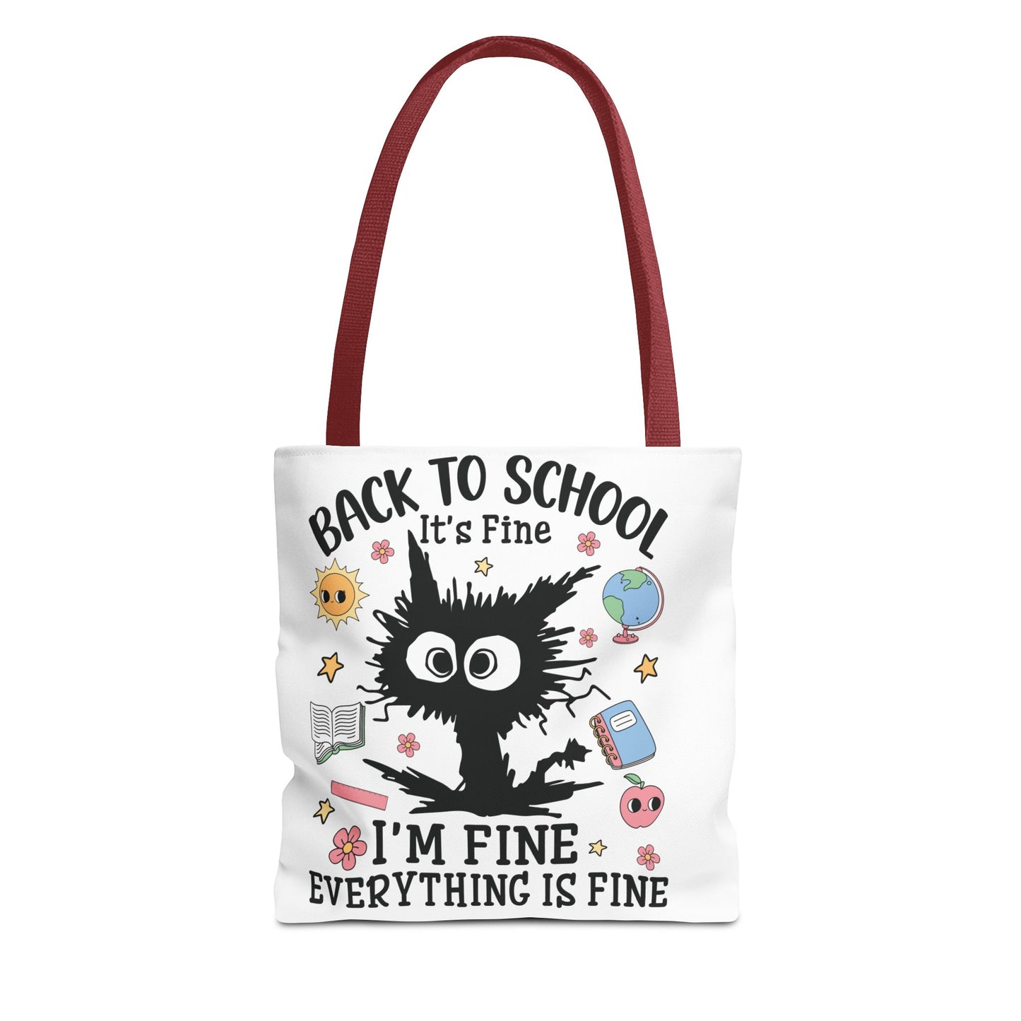 👀 I See Smart People Tote – Kawaii School Vibes with a Clever Twist 🍎