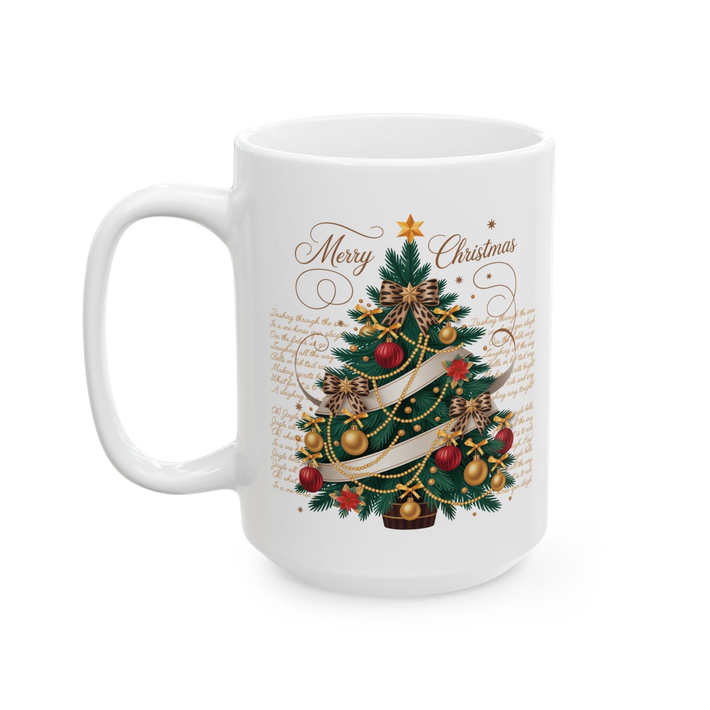 🎄✨ Merry Christmas Tree – Festive Evergreen Coffee Cup ☕