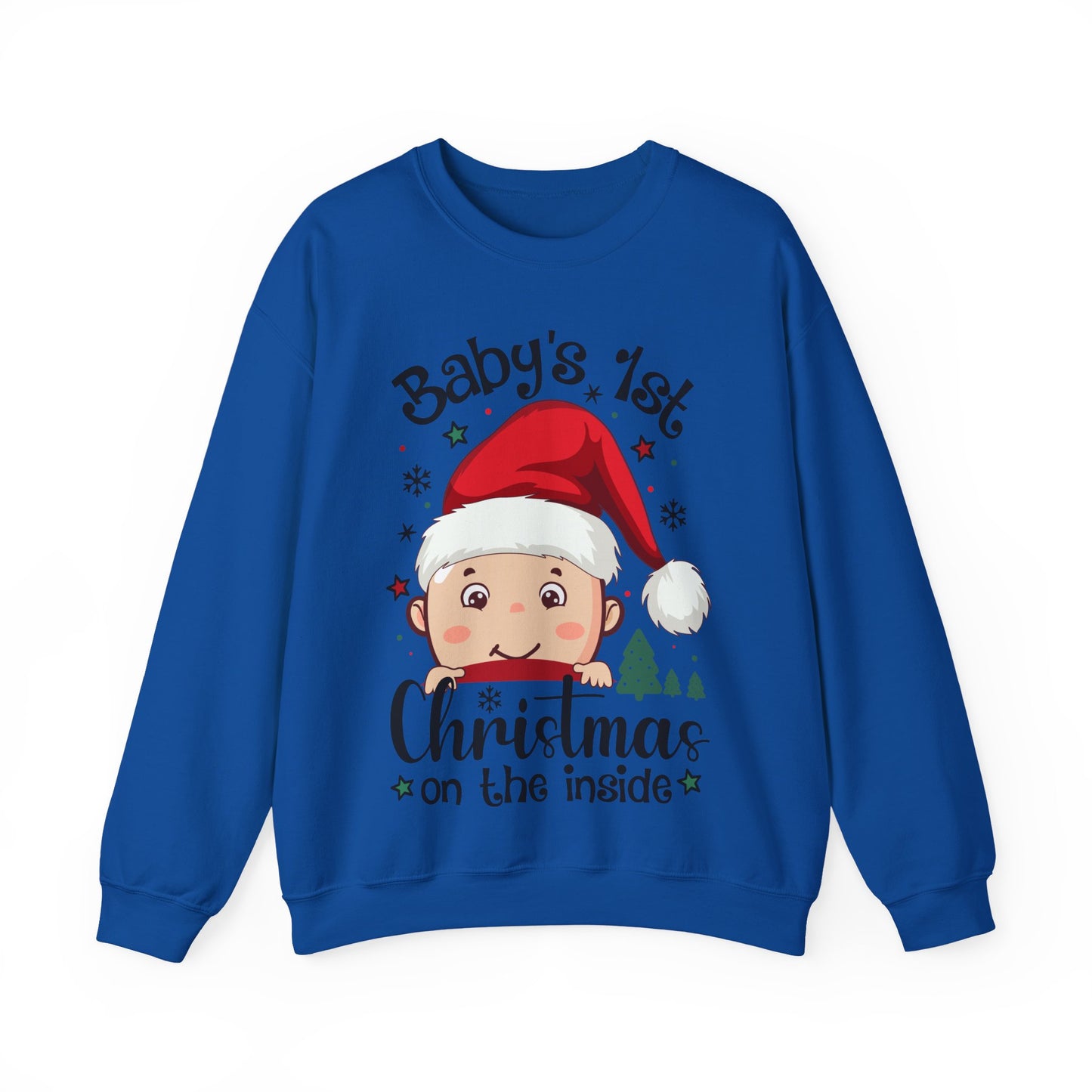 🎅🌲 Santa Baby Christmas Sweatshirt – Adorable Holiday Crewneck