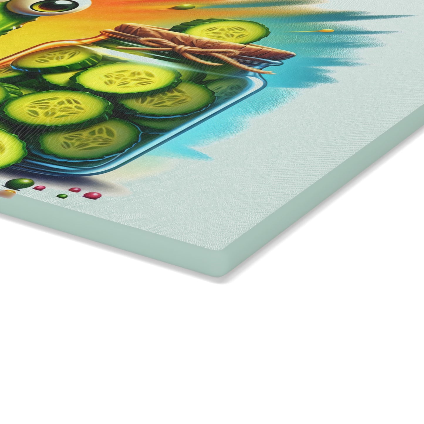 🥒😂 Funny Pickle Cutting Board – Colorful Kitchen Humor for Your Home