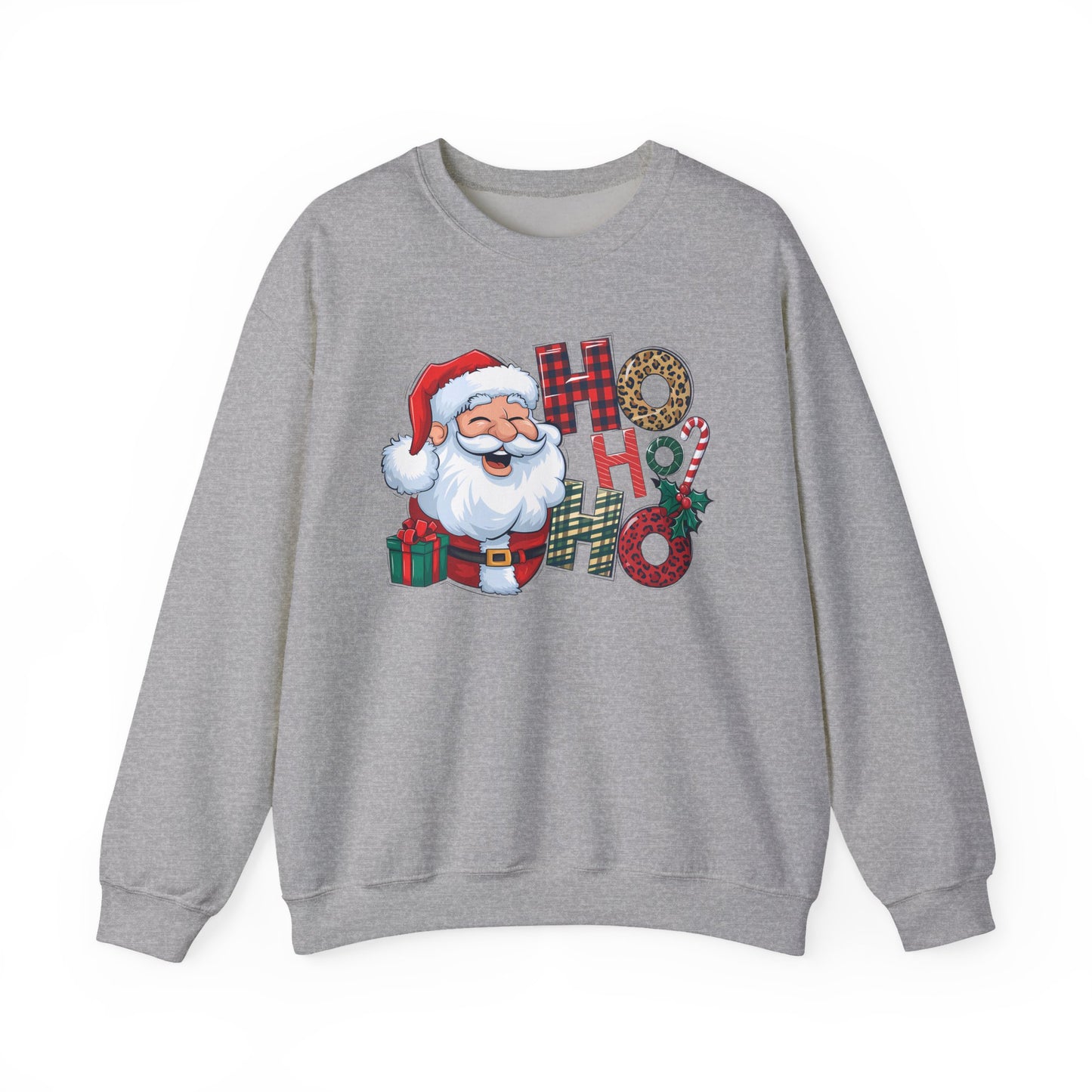 🎅✨ HO HO HO Santa Sweatshirt – Classic Holiday Cheer 🎄🎁