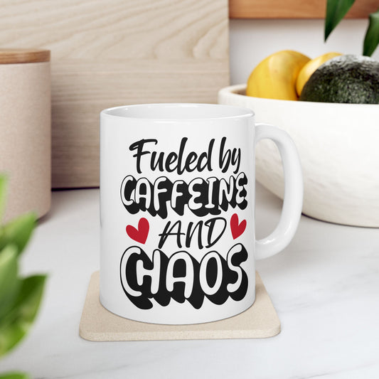 ☕ Impulsada por la cafeína y el caos: una divertida taza para amantes del café y almas ocupadas 💥