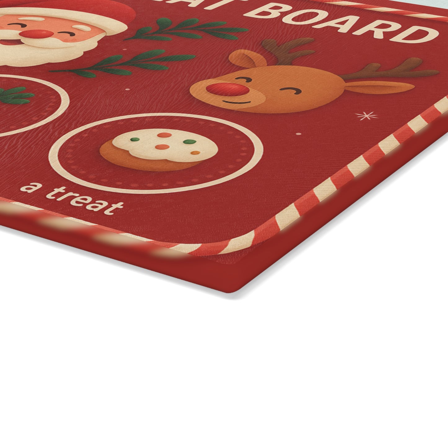 Santa’s Treat Board – Cozy Christmas Eve Charm for Your Holiday Kitchen 🎅🥛✨