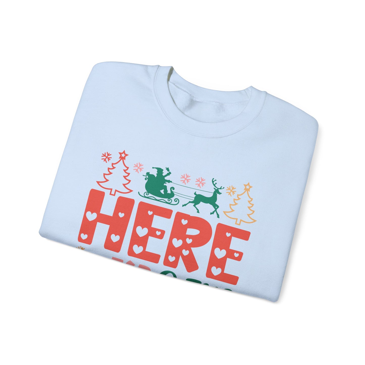 🎄🍪 Here For The Cookies Crewneck – Cute Holiday Baking Vibes