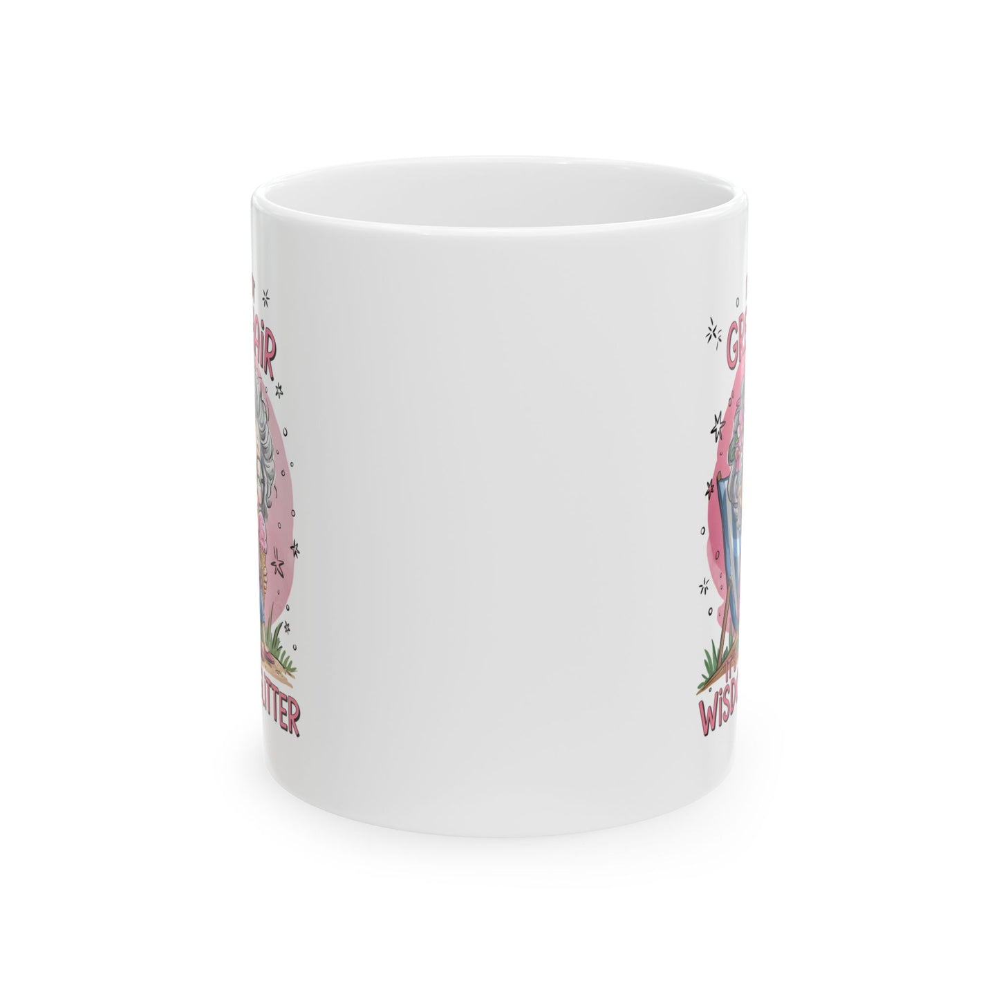 🌸 No son canas, son purpurina de sabiduría: una taza de café divertida y empoderadora para abuelas 💖