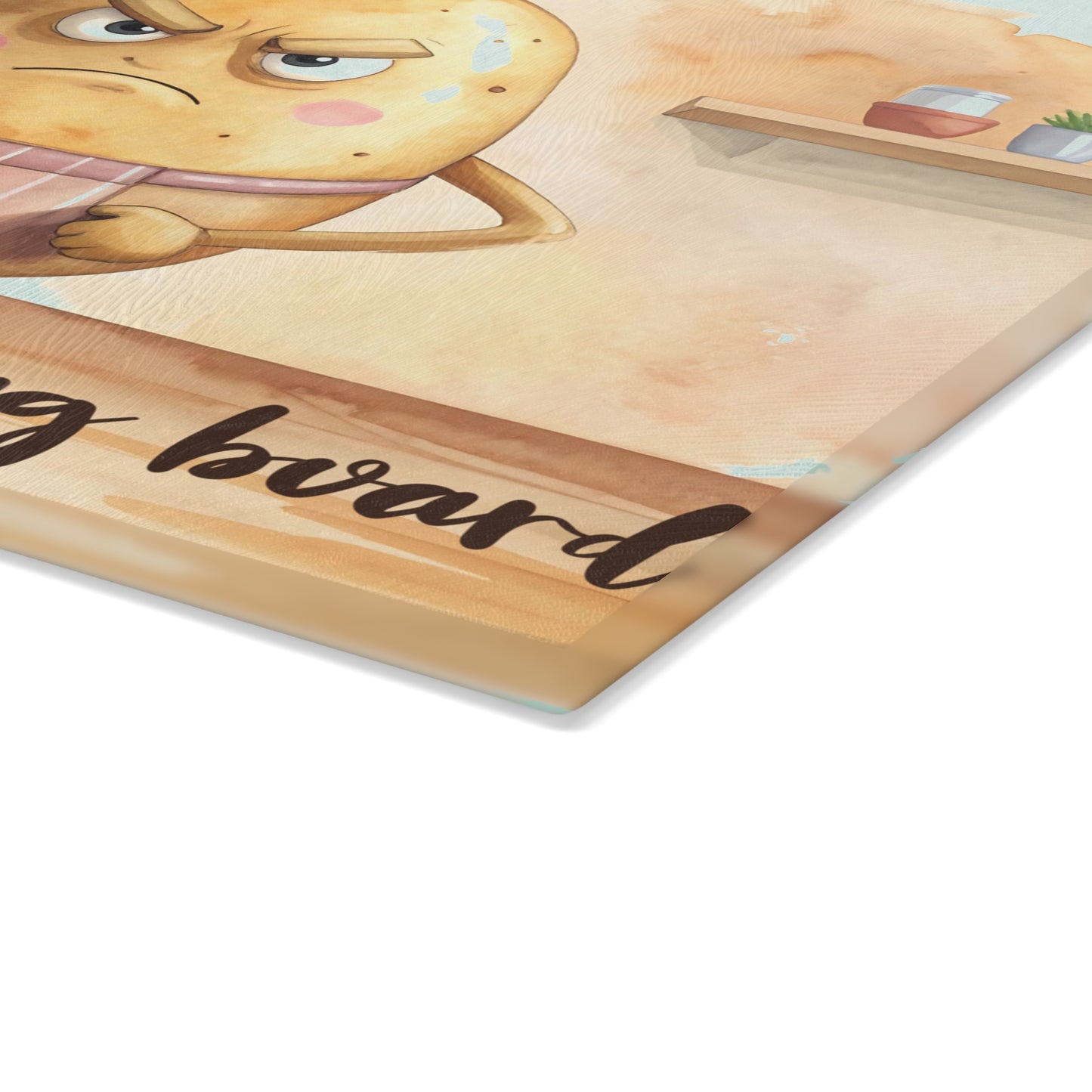 🥔 Stay Out of My Cutting Board – Funny Kitchen Humor for Your Home