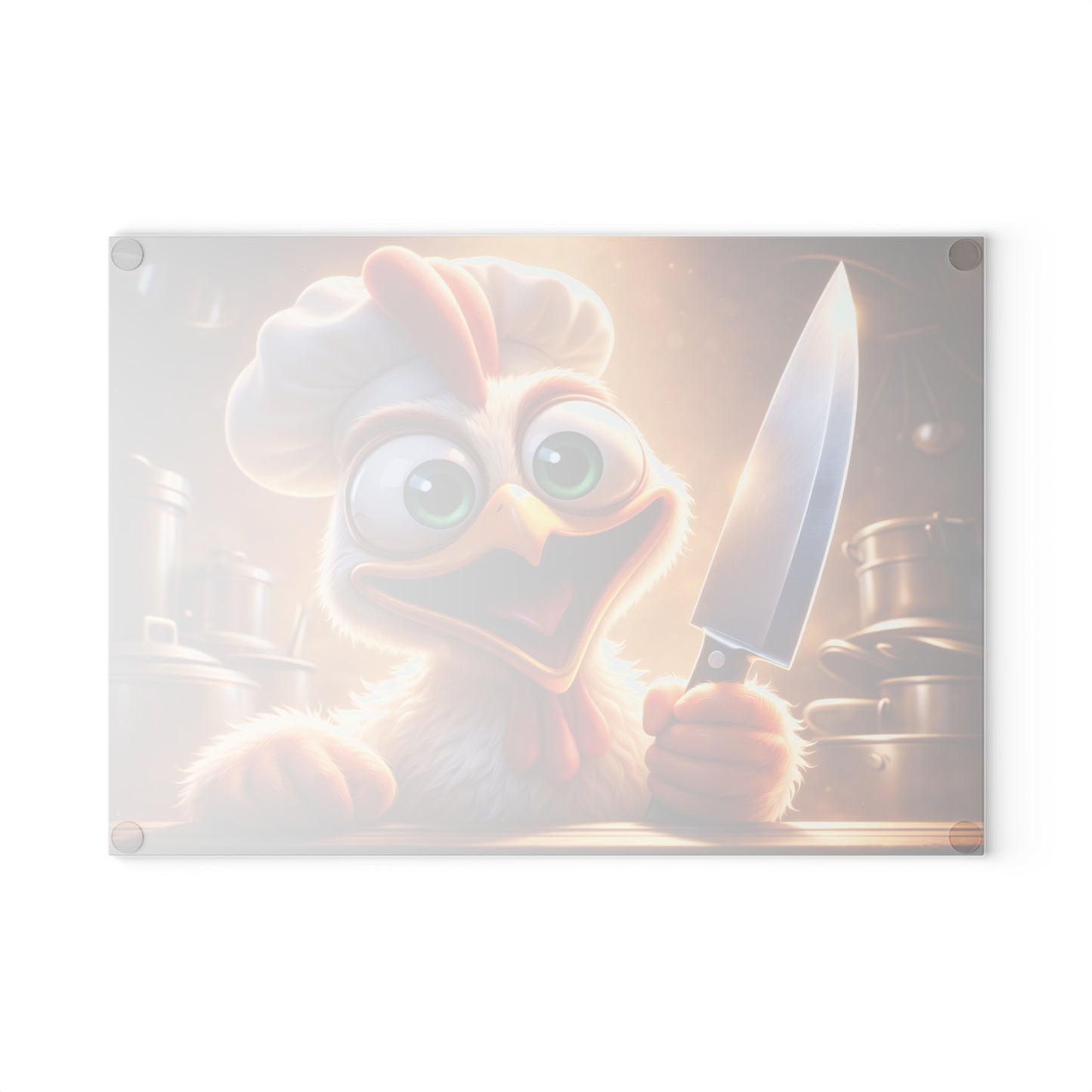 Crazy Chicken Chef Cutting Board – Whisking Up Chaos in the Kitchen!