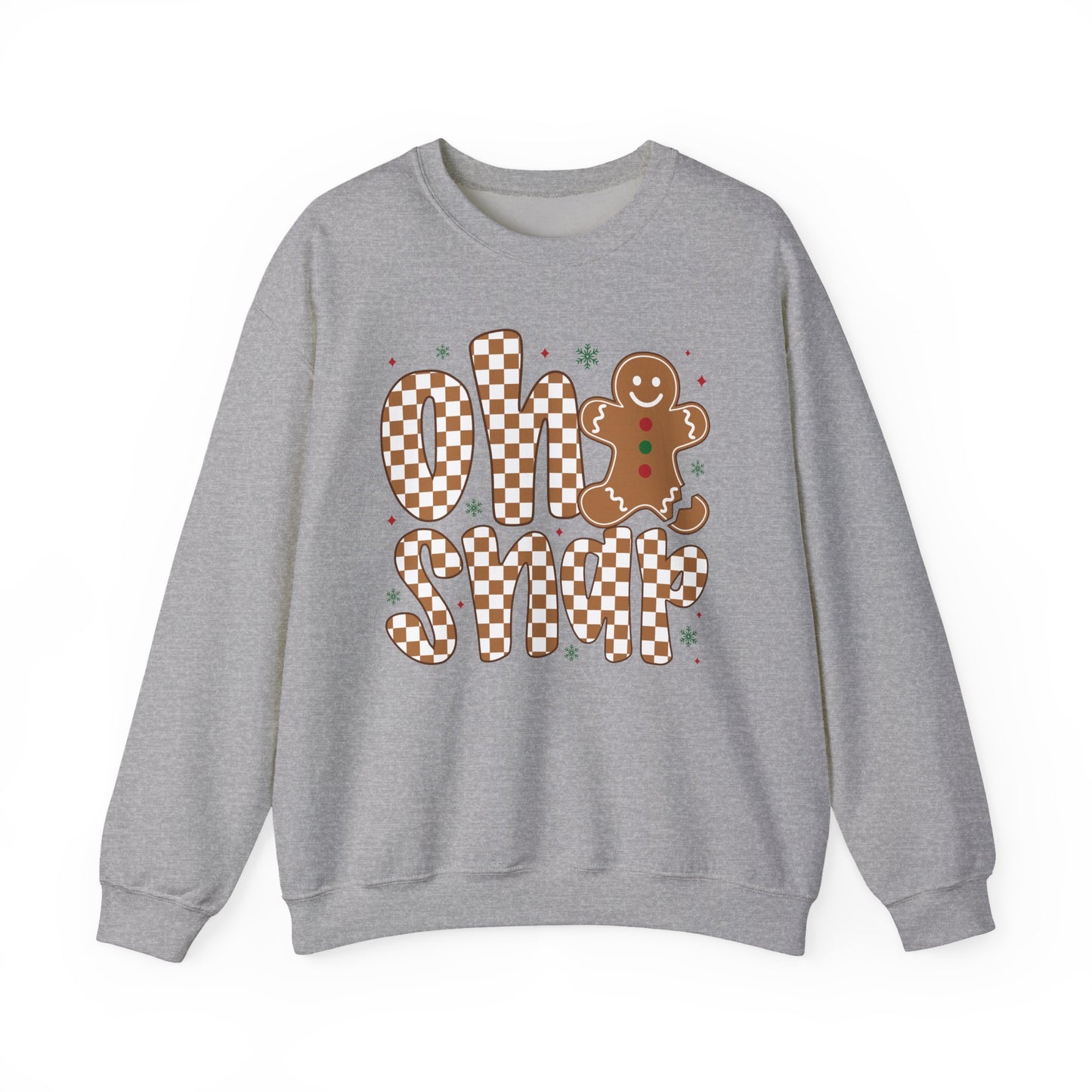 🍪✨ Oh Snap Gingerbread Crewneck – Cozy Pun for Cookie Lovers 🎄😄